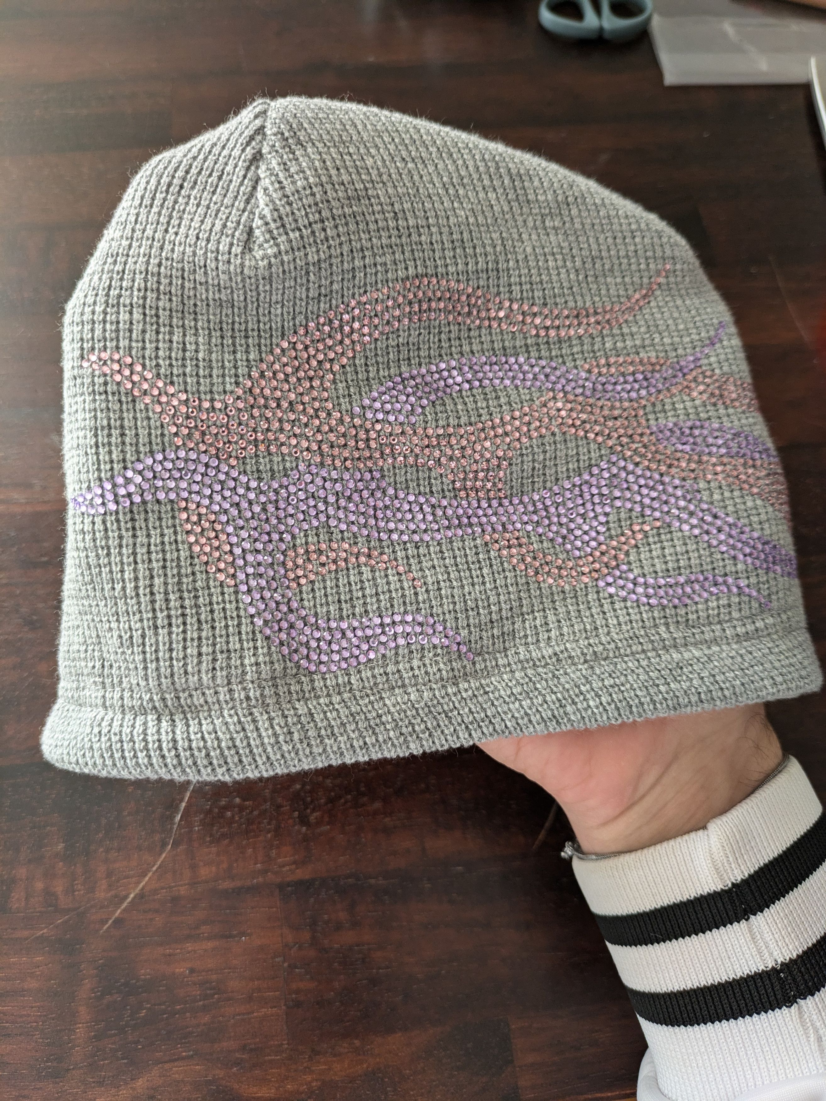 Vintage Flame Strass beanie Size ONE SIZE - 3 Thumbnail