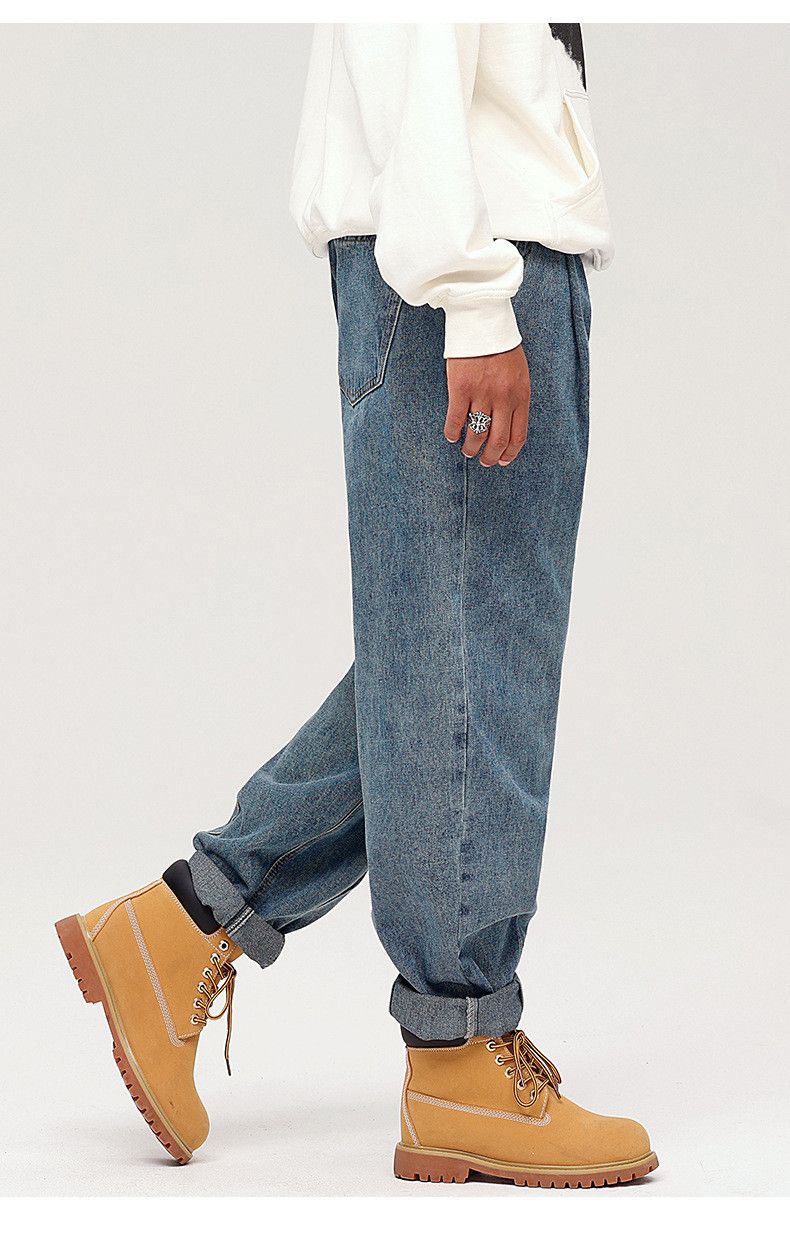 Japanese Brand × Jean Loose trendy Japanese wide-leg versatile jeans Size US 32 / EU 48 - 3 Thumbnail