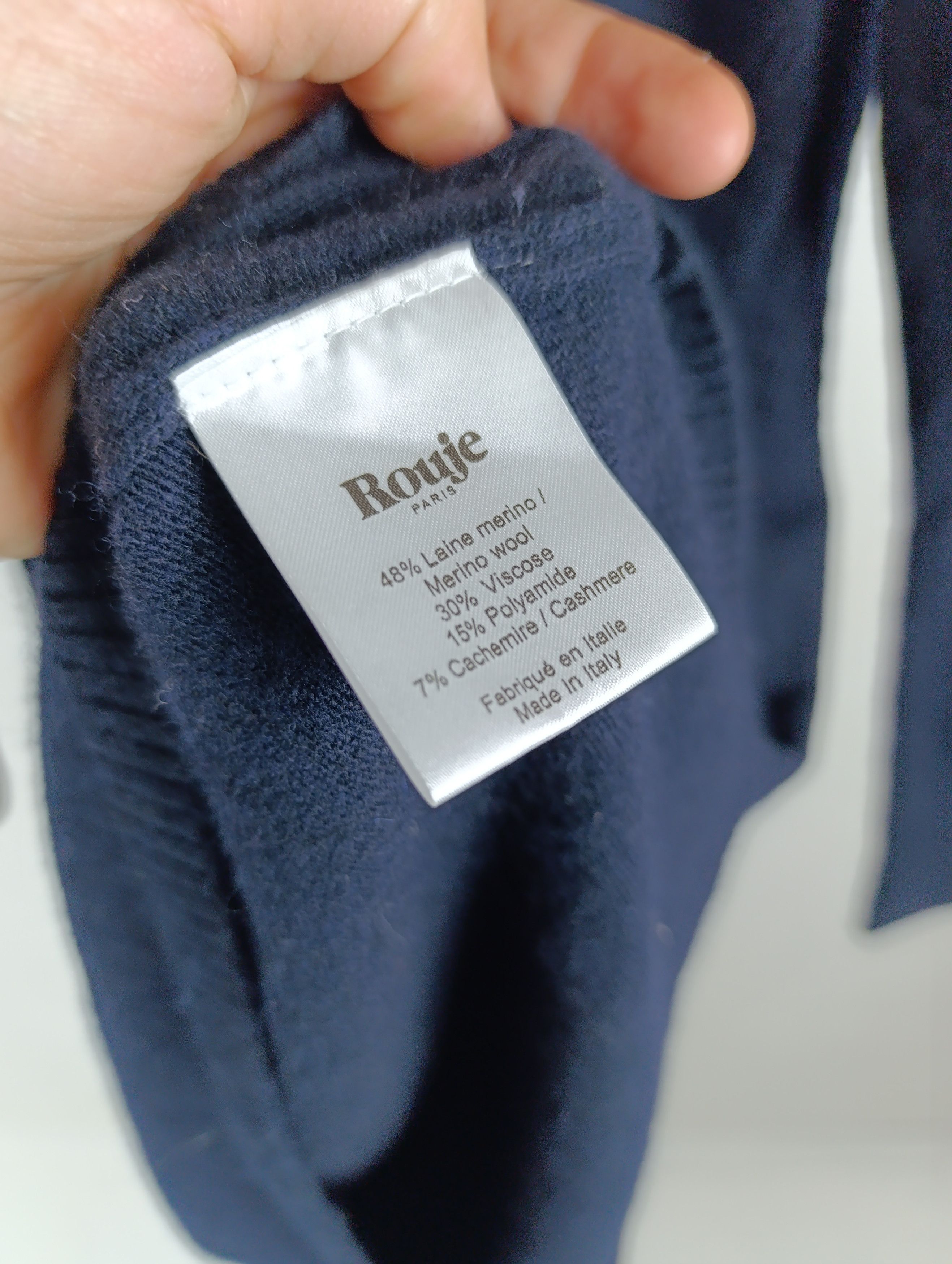 Rouje ROUJE MID-LENGTH WOOL DRESS BLUE Size XS / US 0-2 / IT 36-38 - 8 Thumbnail