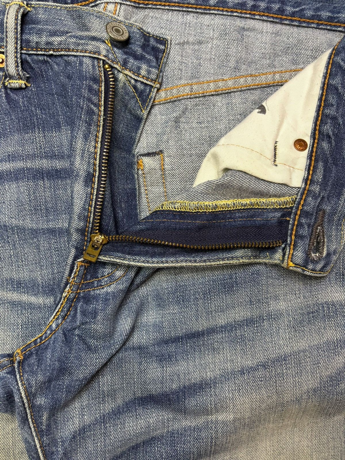 Levi's Vintage 90s Levis 503 Mud Wash Distressed Loose Jeans Size US 32 / EU 48 - 9 Thumbnail