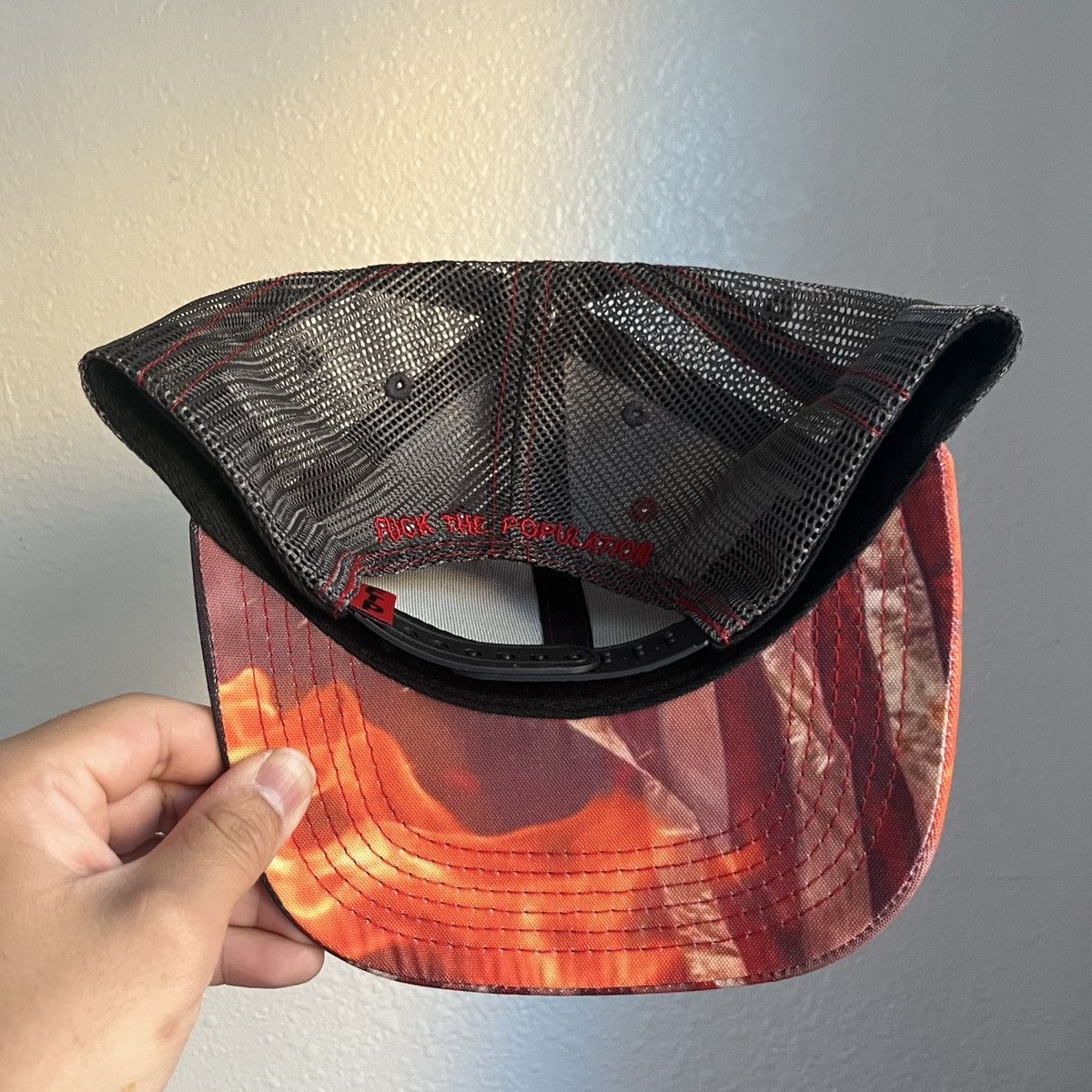 Fuck The Population 2025’ Fuck The Population FTP Pentagram Trucker Hat O/S Size ONE SIZE - 6 Thumbnail