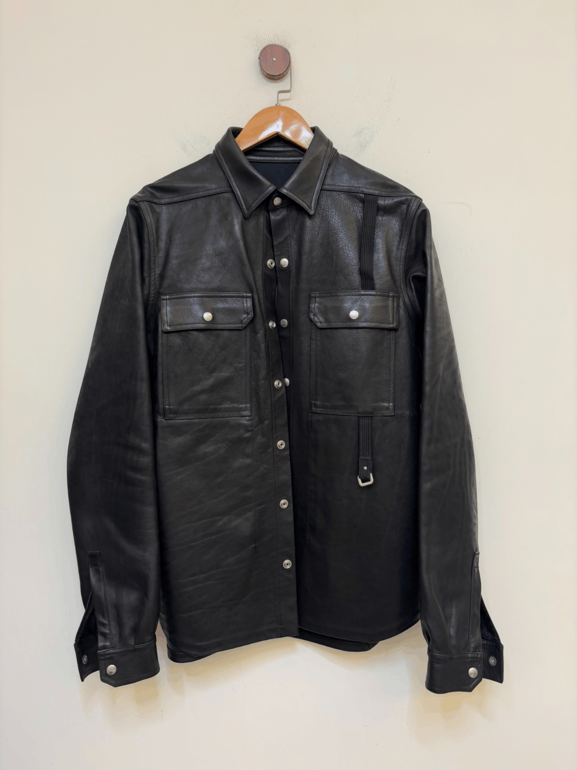 最新発見 Runway Owens Rick Owens Rick Leather Grailed | Shirt Magnum Edfu トップス