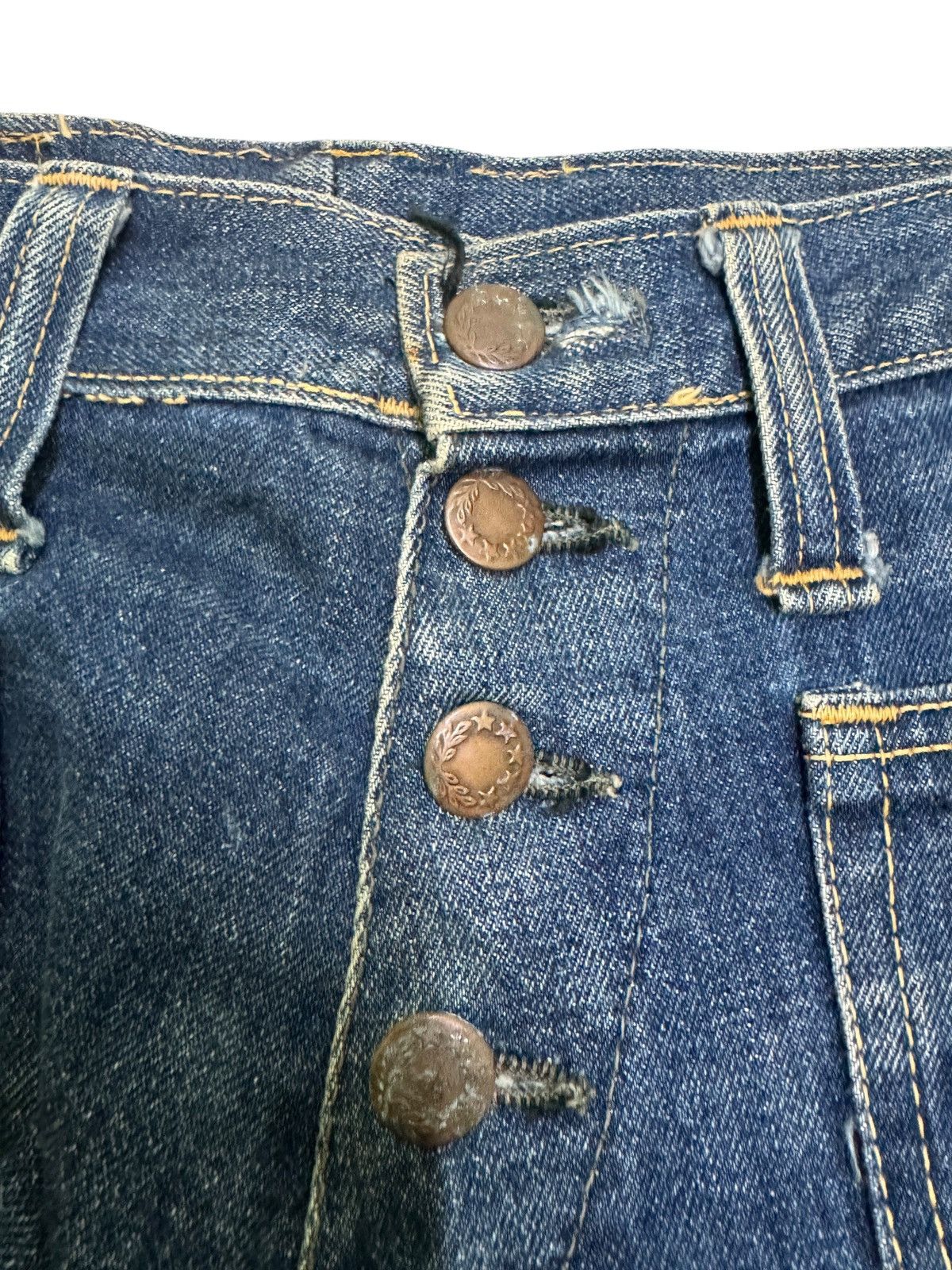 Hysteric Glamour Mc Campbell Release Hem Flare Denim Shorter Inseam Fit Size US 30 / EU 46 - 9 Thumbnail