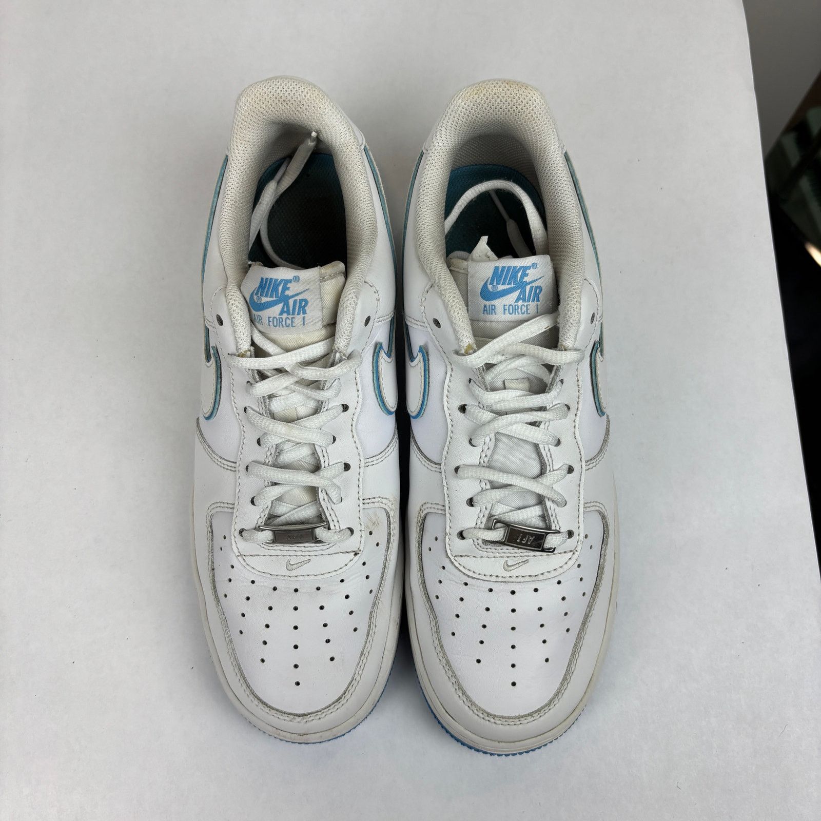 Nike Nike Air Force 1 '07 Low White University Blue Shoes 9.5 Size US 9.5 / EU 42-43 - 6 Thumbnail