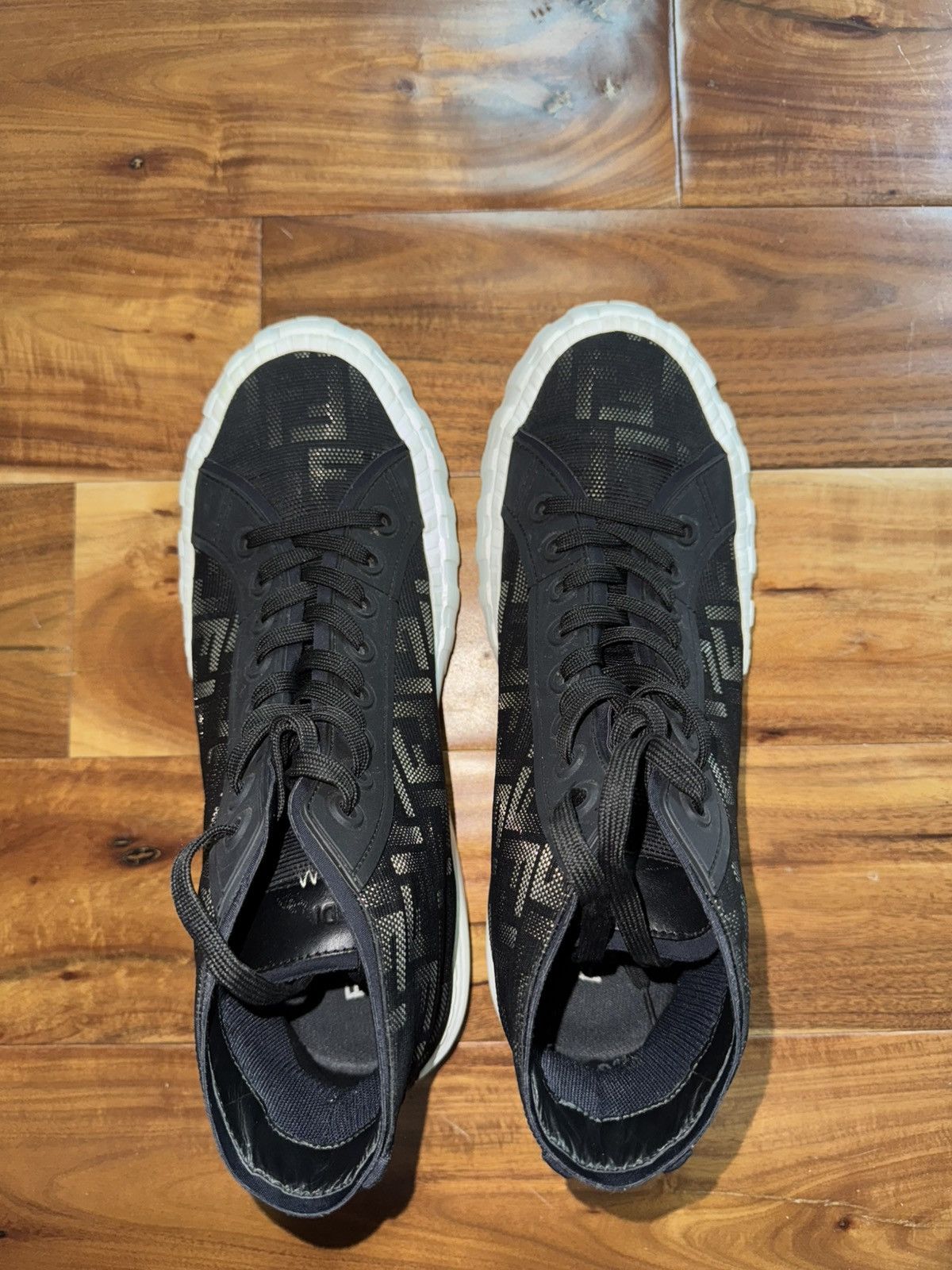 Fendi Fendi FF Monogram Zuca High top Sneakers Size US 10 / EU 43 - 5 Thumbnail
