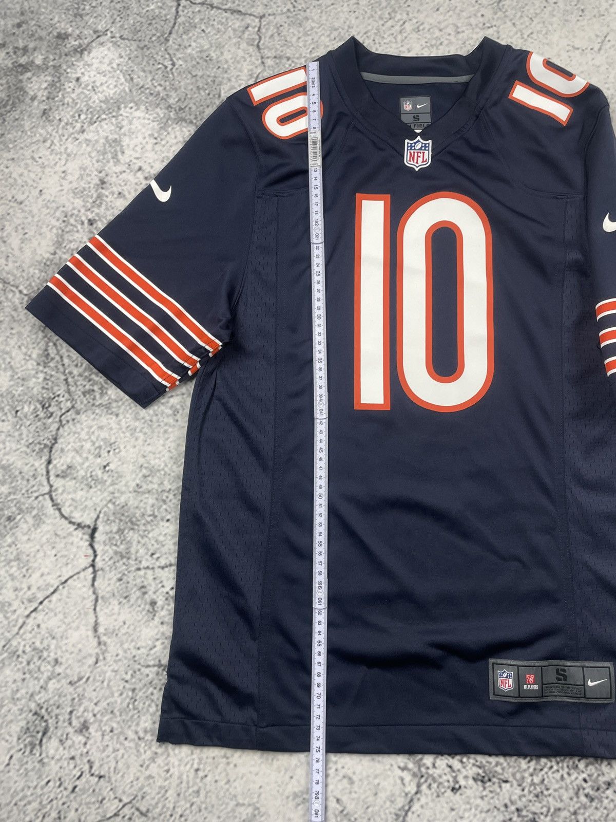 Nike Nike S Chicago Bears #10 Mitch Trubisky NFL Jersey drip Size US S / EU 44-46 / 1 - 6 Thumbnail