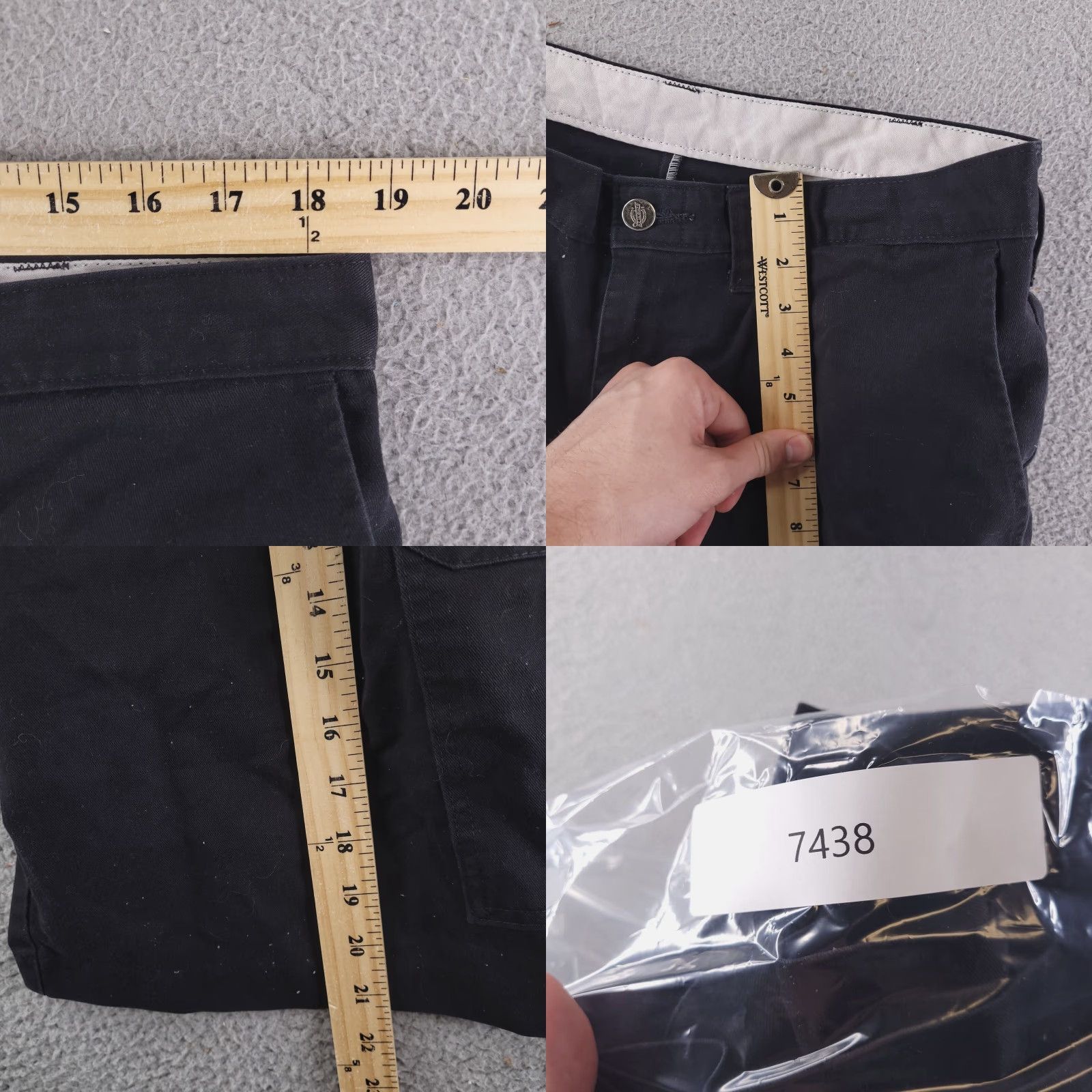 Dickies Dickies Shorts Mens 37-38 Black Cargo Work Casual Size US 38 / EU 54 - 8 Thumbnail
