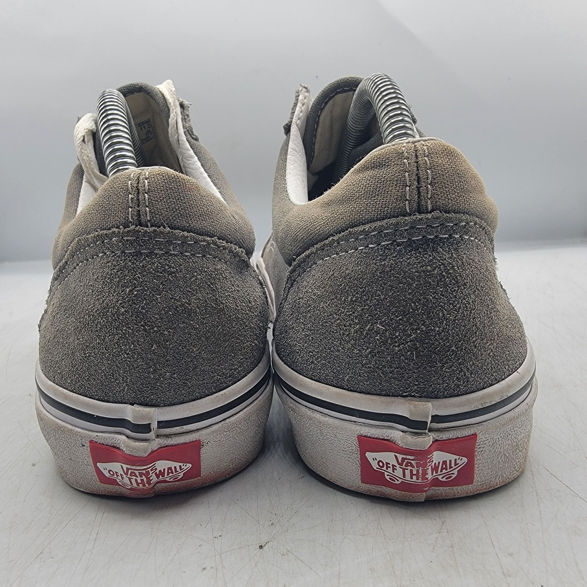 Vans Vans Old Skool Mens 9.5 Gray White Sneaker Shoes Skate Casua Size US 9.5 / EU 42-43 - 5 Thumbnail