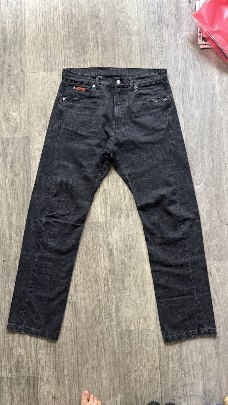 Martine Rose Laser Print Denim Size US 34 / EU 50 - 4 Thumbnail
