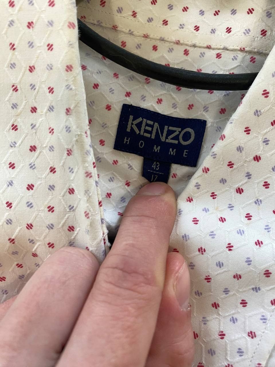 Kenzo Kenzo Print Cotton Button Up Long Sleeve Shirt Size US L / EU 52-54 / 3 - 2 Thumbnail