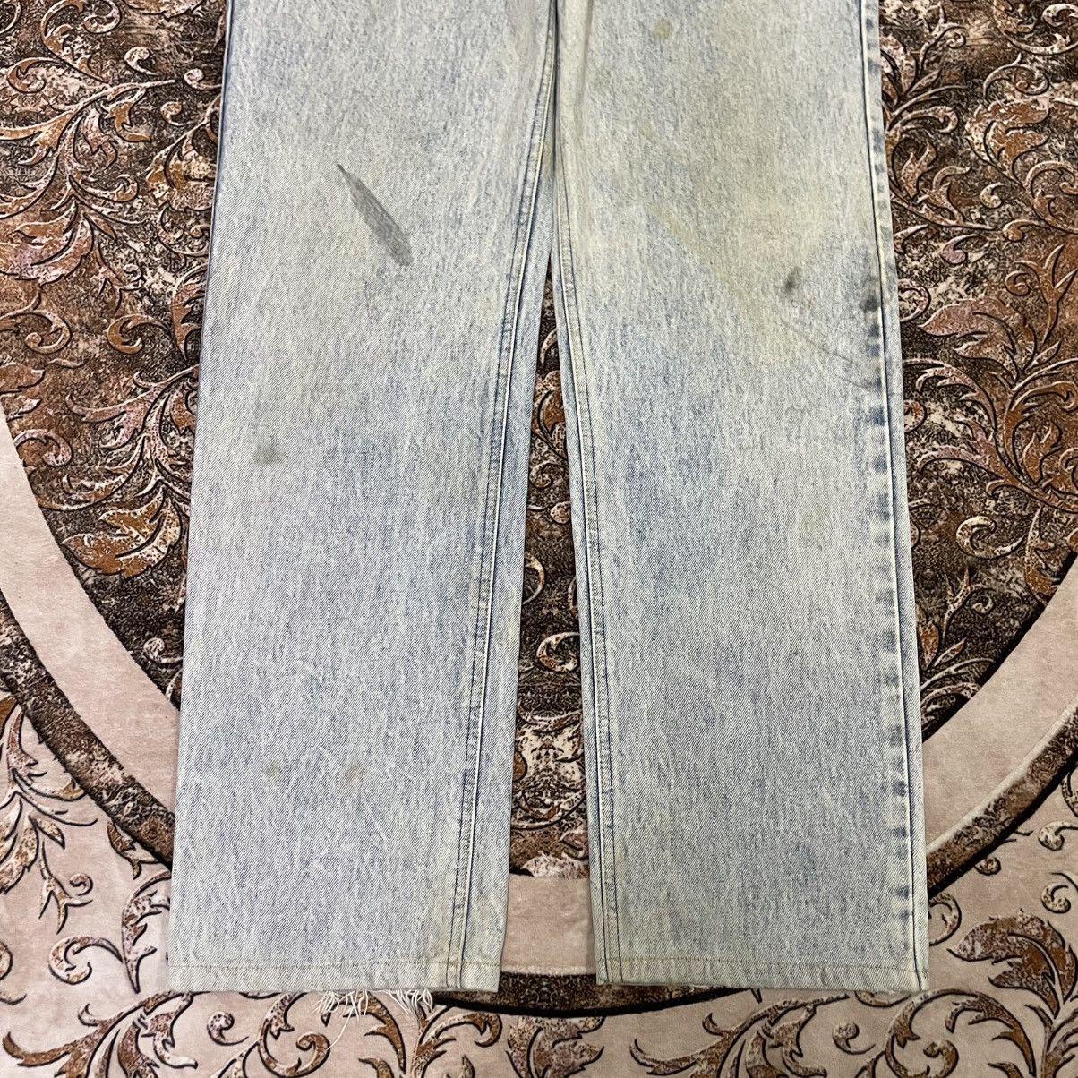 Lee 🔥Vintage 80s Lee Riders Stoned Washed Distress Denim Jeans Size US 31 - 3 Thumbnail