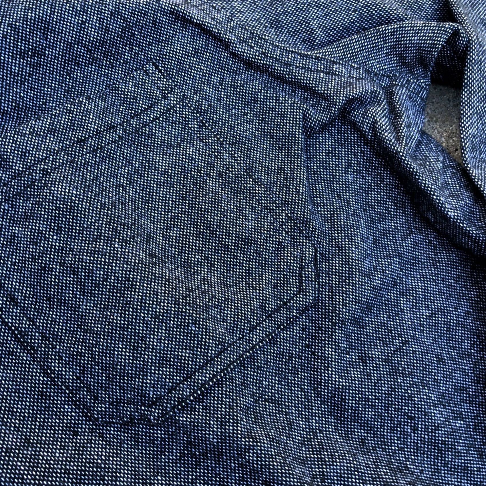 Vintage FREEDOM FOUNDRY Heavy Denim Button Down Shirt LG Men's Blue Long Sleeve Top Size US L / EU 52-54 / 3 - 4 Thumbnail