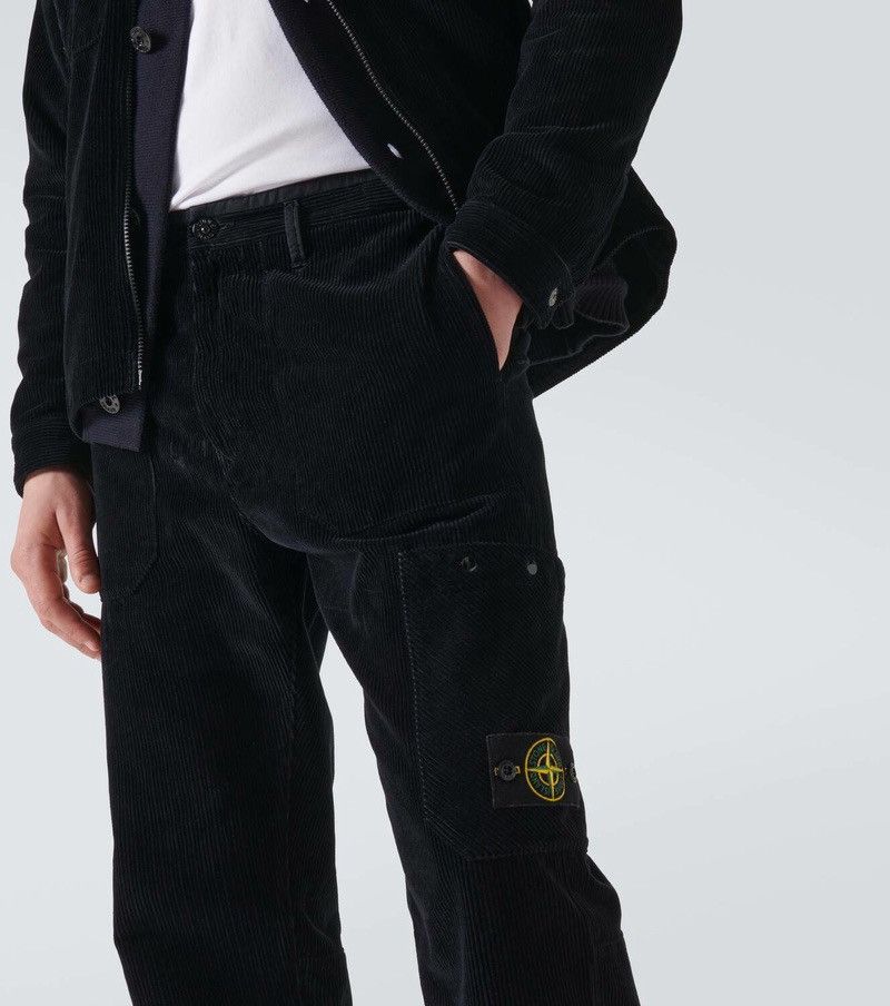 Stone Island Stone Island Corduroy Type-RE Cargo Pants Black Size US 34 / EU 50 - 3 Thumbnail