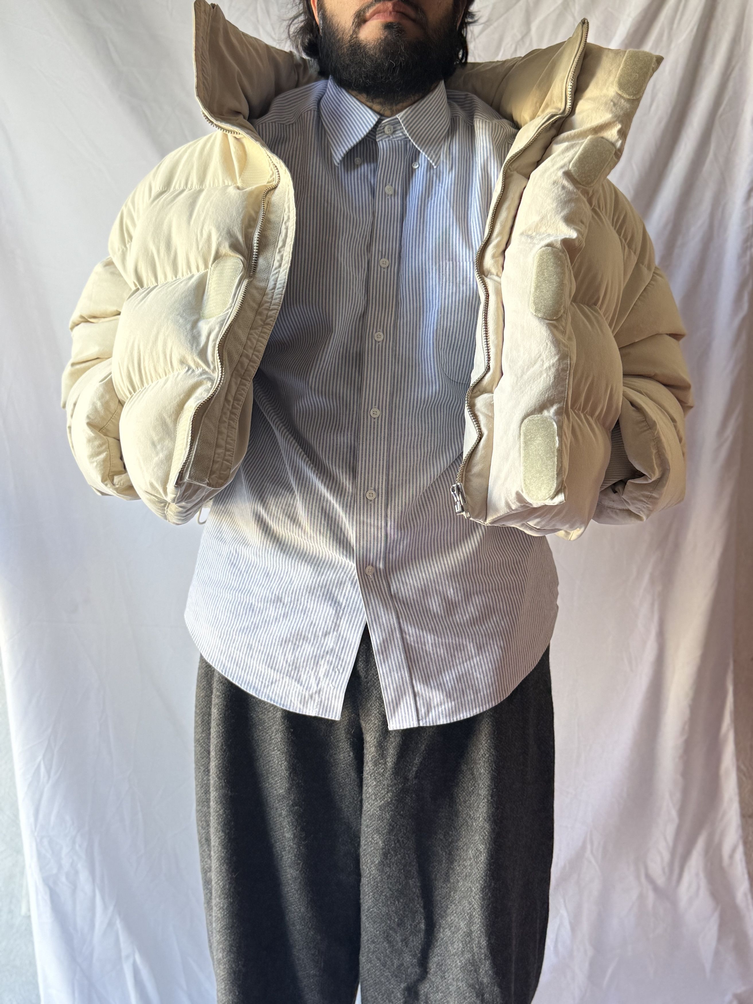 Entire Studios Entire Studios Down MML Cream Puffer Jacket Size US M / EU 48-50 / 2 - 1 Thumbnail