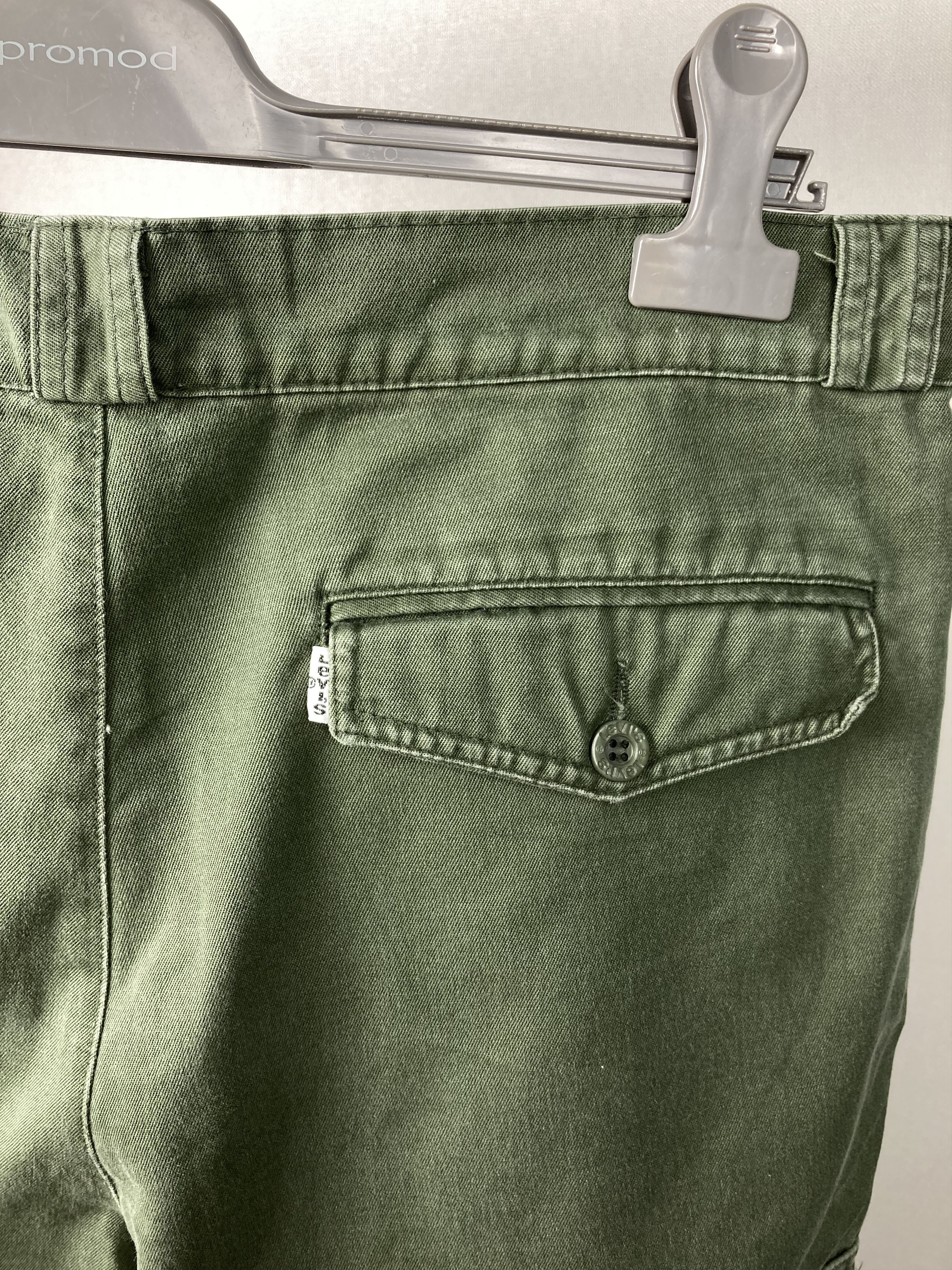 Levi's Levi's Cargo Olive 90s style Cargo Military pants Size US 34 / EU 50 - 6 Thumbnail