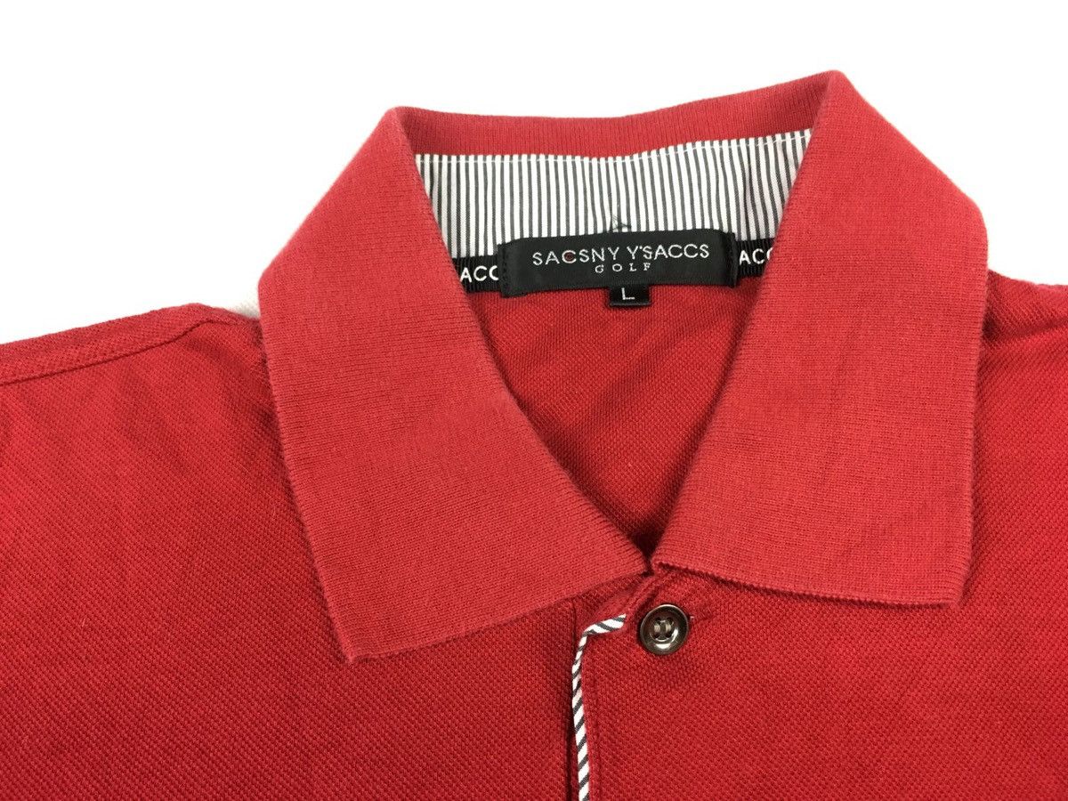Japanese Brand Saccsny Y’saccs Golf Yohji Yamamoto Single Pocket Polo Tee Size US L / EU 52-54 / 3 - 5 Thumbnail