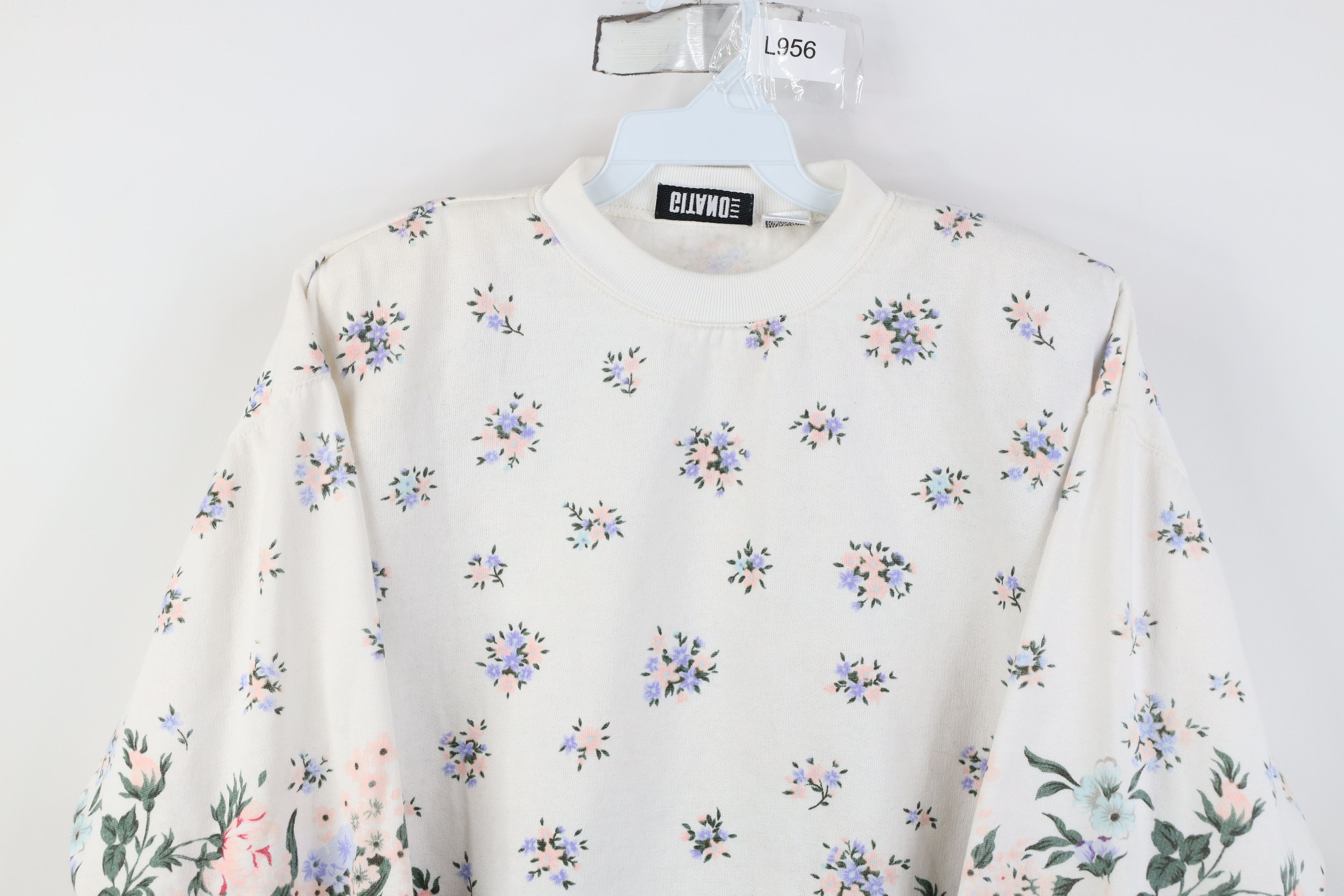 Vintage Vintage 90s Streetwear All Over Print Crewneck Sweatshirt Size L / US 10 / IT 46 - 2 Thumbnail