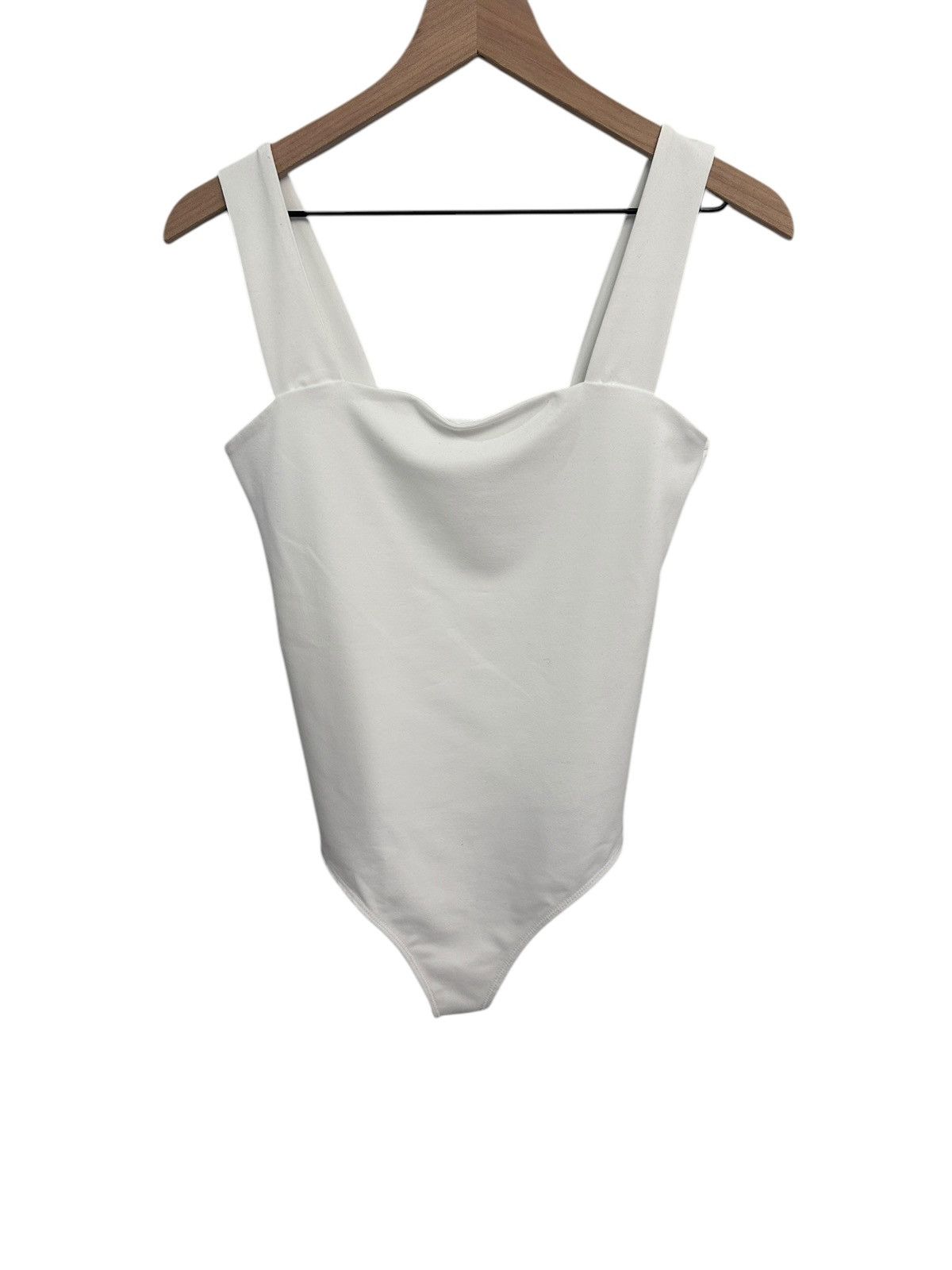 Abercrombie & Fitch Abercrombie and Fitch White Cotton Fabric Tank Bodysuit M Size M / US 6-8 / IT 42-44 - 8 Thumbnail