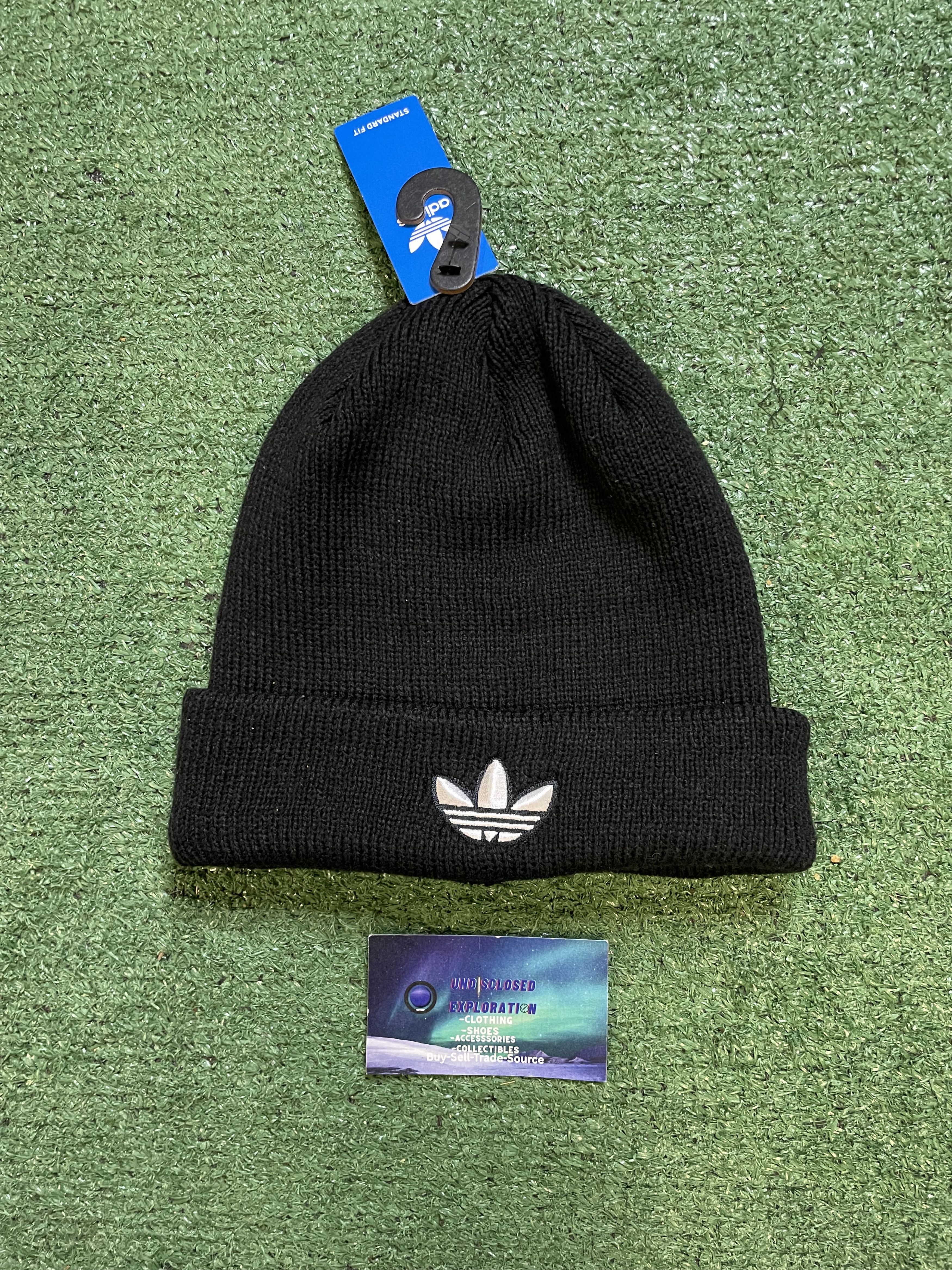 Adidas Adidas trefoil black beanie Size ONE SIZE - 1 Thumbnail