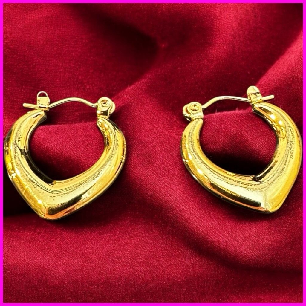 Disney × Jewelry Women's Stylish 18k Gold plated Hoop Earrings Size ONE SIZE - 3 Thumbnail