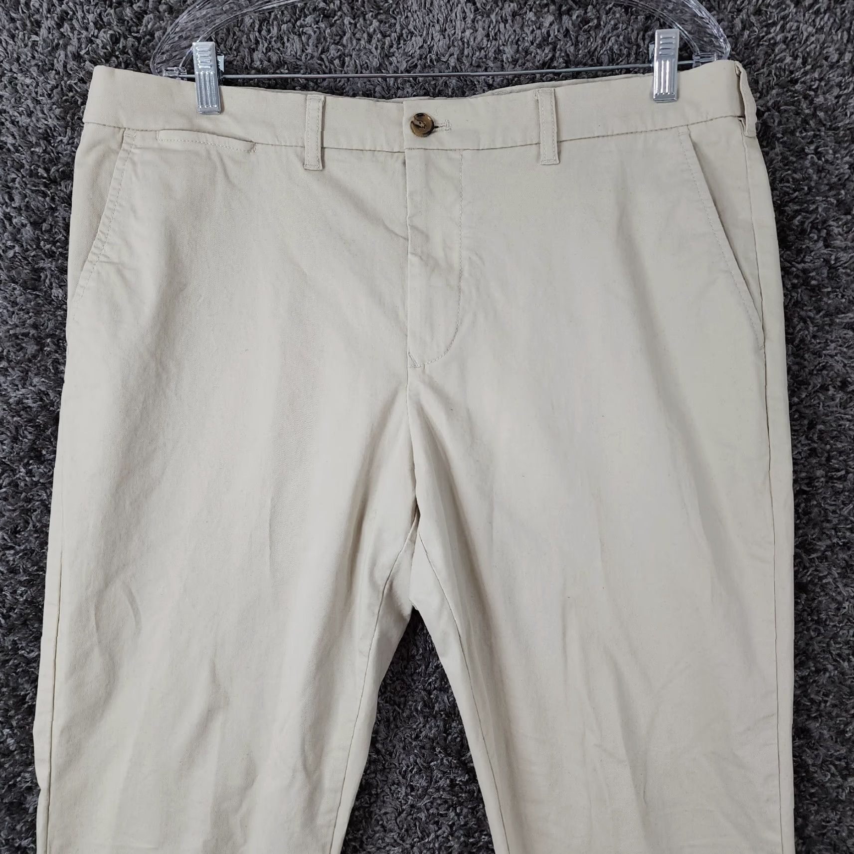 Tommy Hilfiger Tommy Hilfiger Pants Mens Beige Slim Fit Straight Leg Size 38x31 Chino Slimming 38 31 Beige Mens Size US 38 / EU 54 - 2 Thumbnail