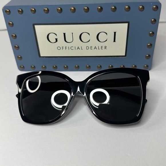 Gucci GUCCI Grey Gradient Butterfly Ladies Sunglasses GG0459S 001 Size ONE SIZE - 15 Thumbnail