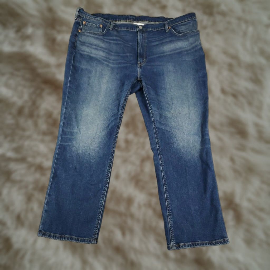 Levi's Levis Mens Blue 48x27 Athletic Fit Straight Leg Denim Jeans Pants Size US 32 / EU 48 - 1 Thumbnail