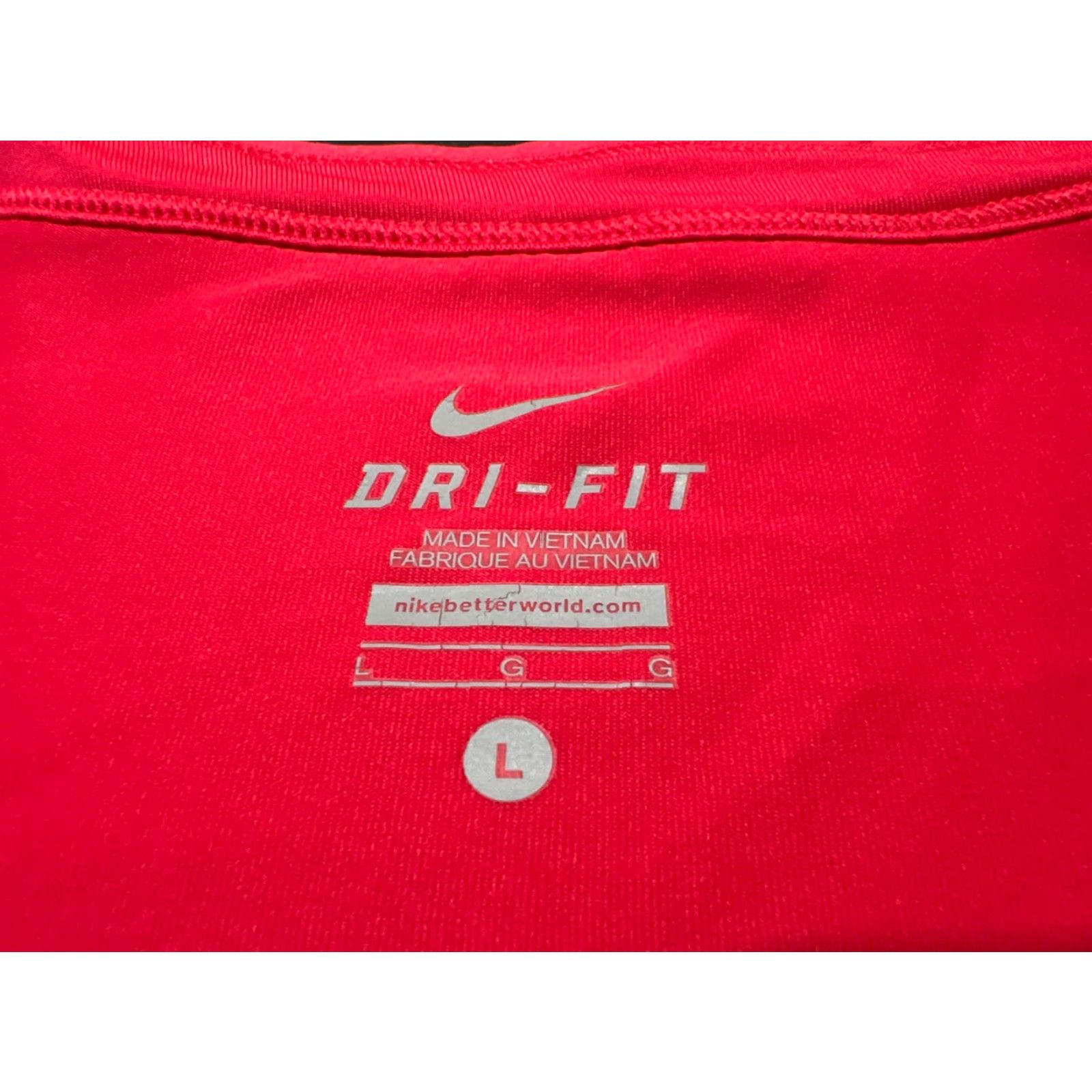 Nike NIKE Women’s Athletic Top Pink Large Casual Activewear Size L / US 10 / IT 46 - 6 Thumbnail