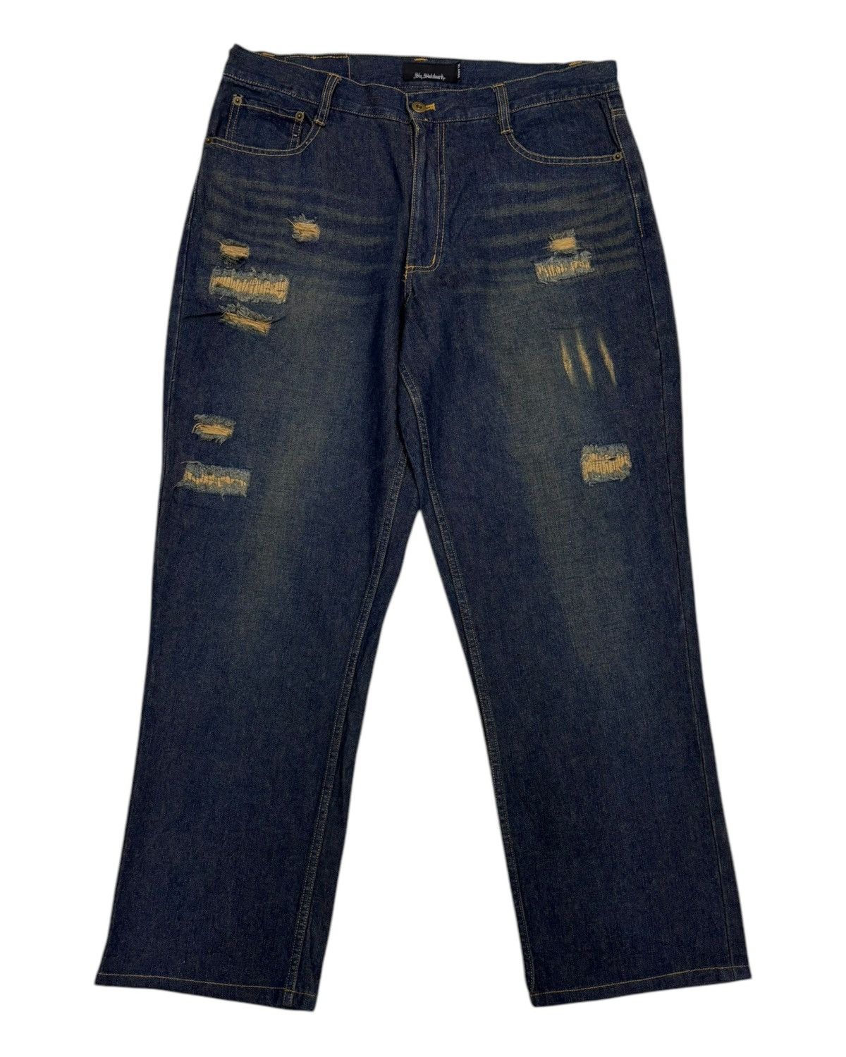 If Six Was Nine × Japanese Brand × Le Grande Bleu (L.G.B.) Sly Skateboards Baggy Jeans Rusty Distressed Style Jean Size US 36 / EU 52 - 7 Thumbnail
