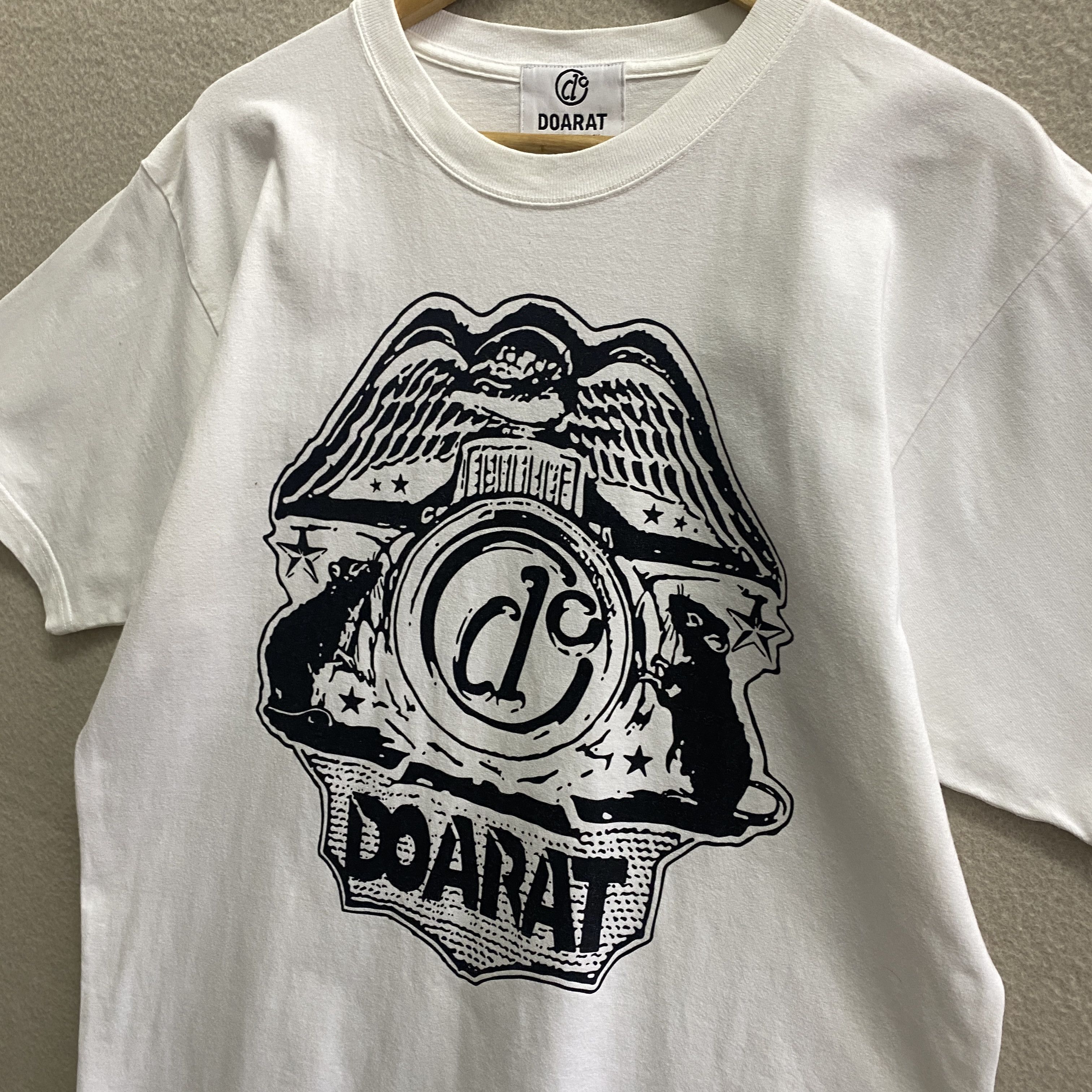 If Six Was Nine × Japanese Brand × Le Grande Bleu (L.G.B.) Doarat Baggy White Tshirt Size US L / EU 52-54 / 3 - 3 Thumbnail