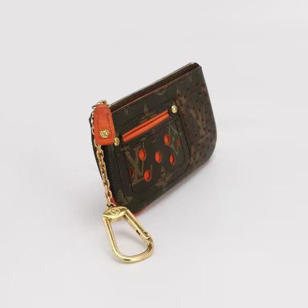 Louis Vuitton Louis Vuitton (LV) Monogram Print Hollow Zipper Coin Purse Size ONE SIZE - 2 Thumbnail