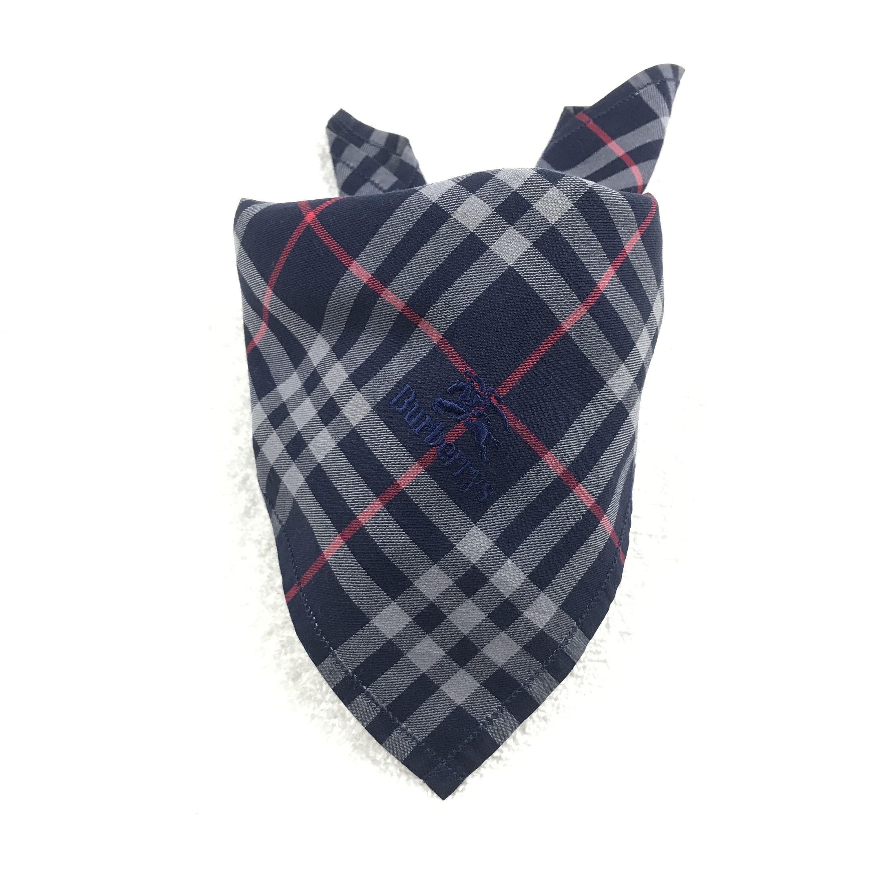 Burberry × Vintage Vintage Burberry Bandana Neckerchief Handkerchief Size ONE SIZE - 4 Thumbnail