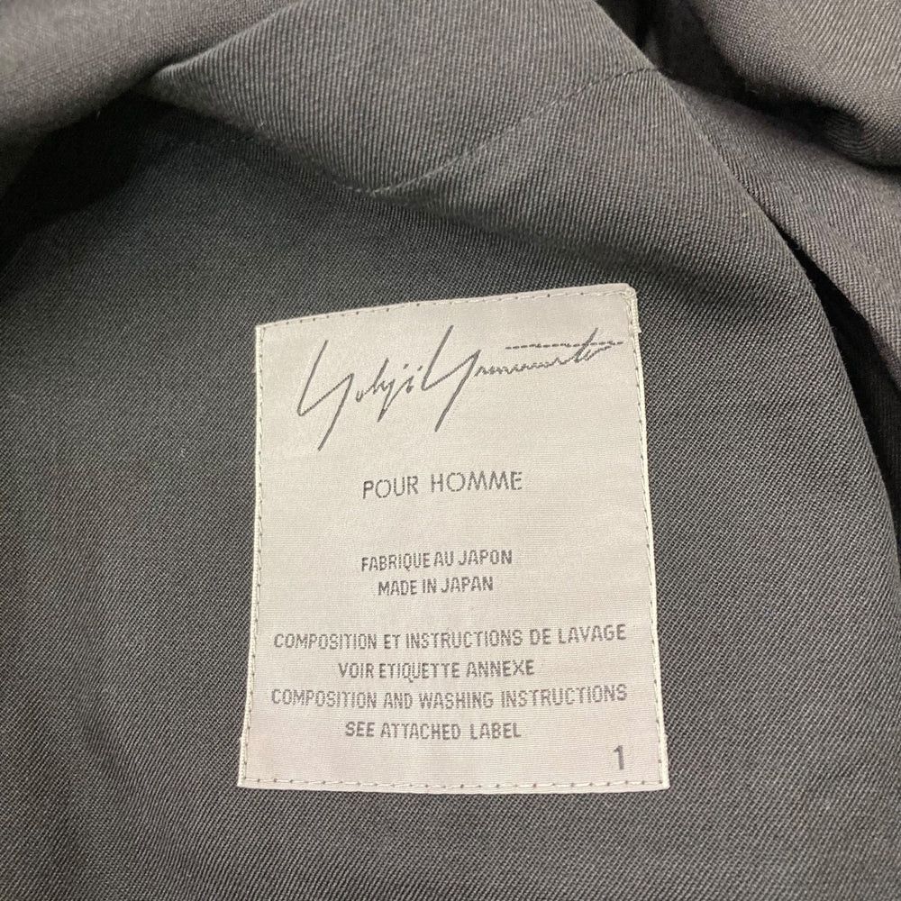 Yohji Yamamoto Yohji Yamamoto pour homme/HX-J14-100/ Hooded jacket Size US S / EU 44-46 / 1 - 6 Thumbnail