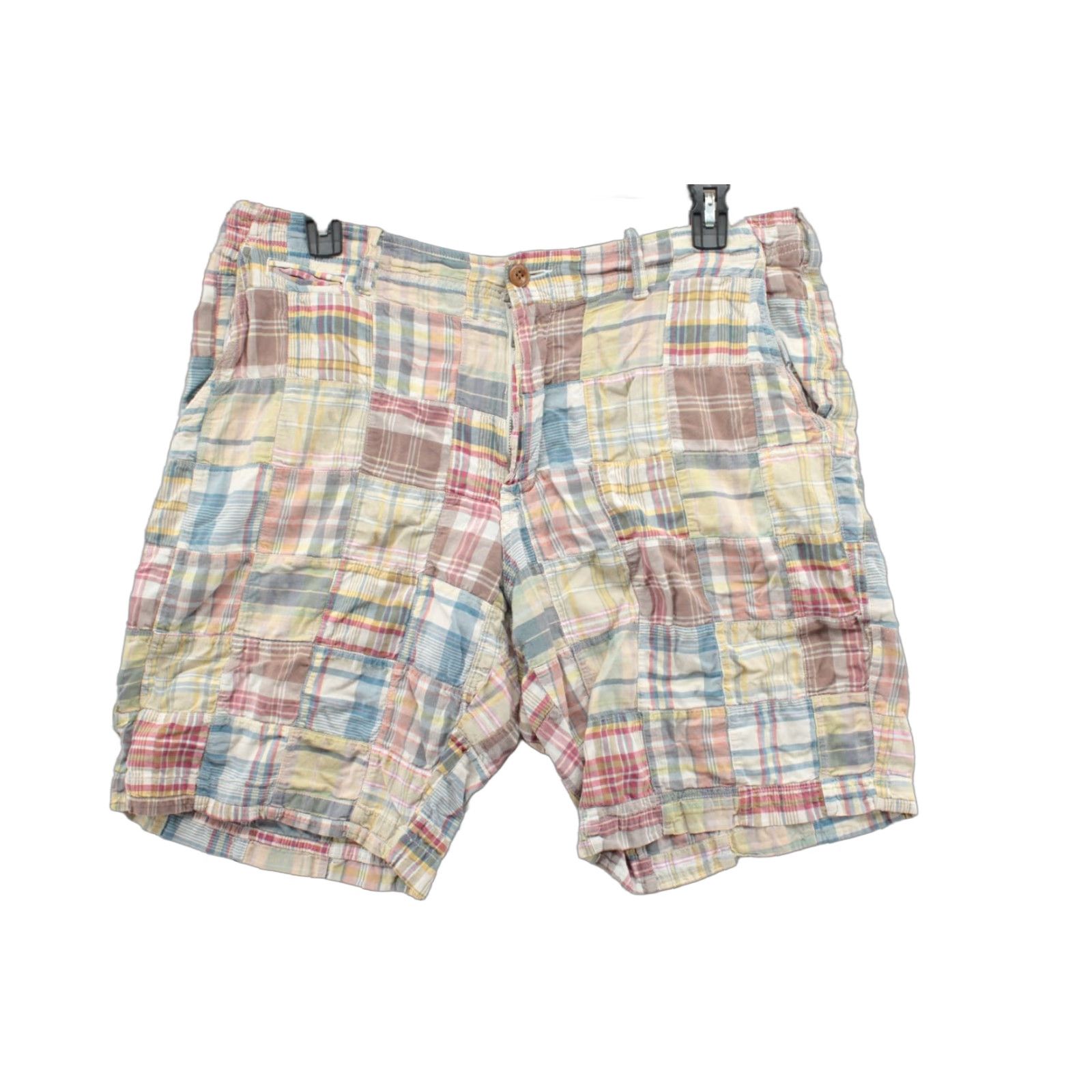 J.Crew J. Crew Patchwork Field Short Mens 38 Multicolor Plaid Colorful Preppy Stylish Size US 38 / EU 54 - 1 Thumbnail