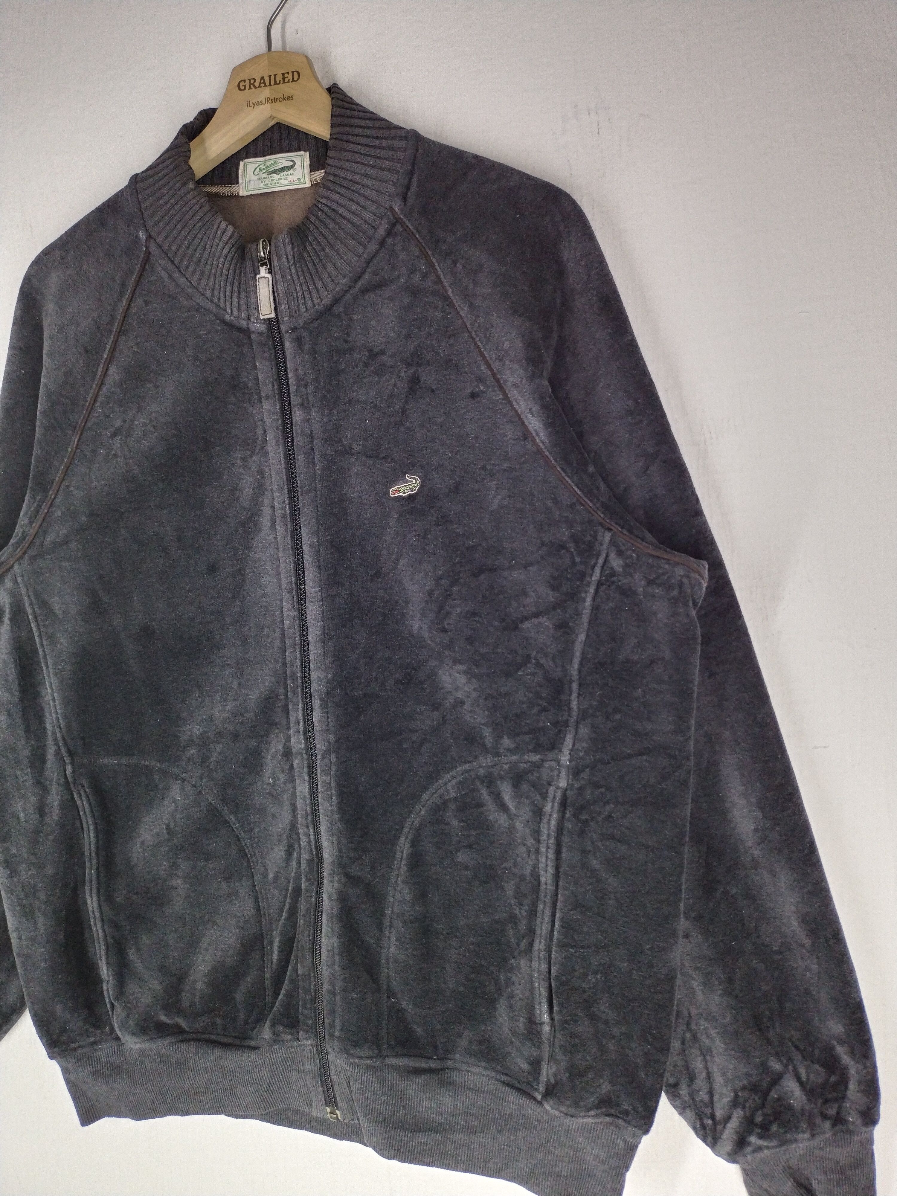 Lacoste Vtg Crocodile Zipper Corduroy Jacket Size US L / EU 52-54 / 3 - 4 Thumbnail
