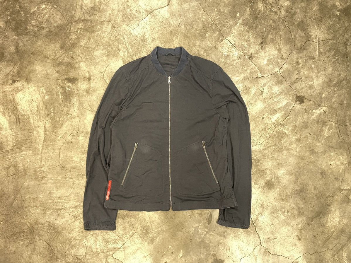 Prada Vtg - Prada Harrinton Cotton Jacket Size US M / EU 48-50 / 2 - 1 Thumbnail