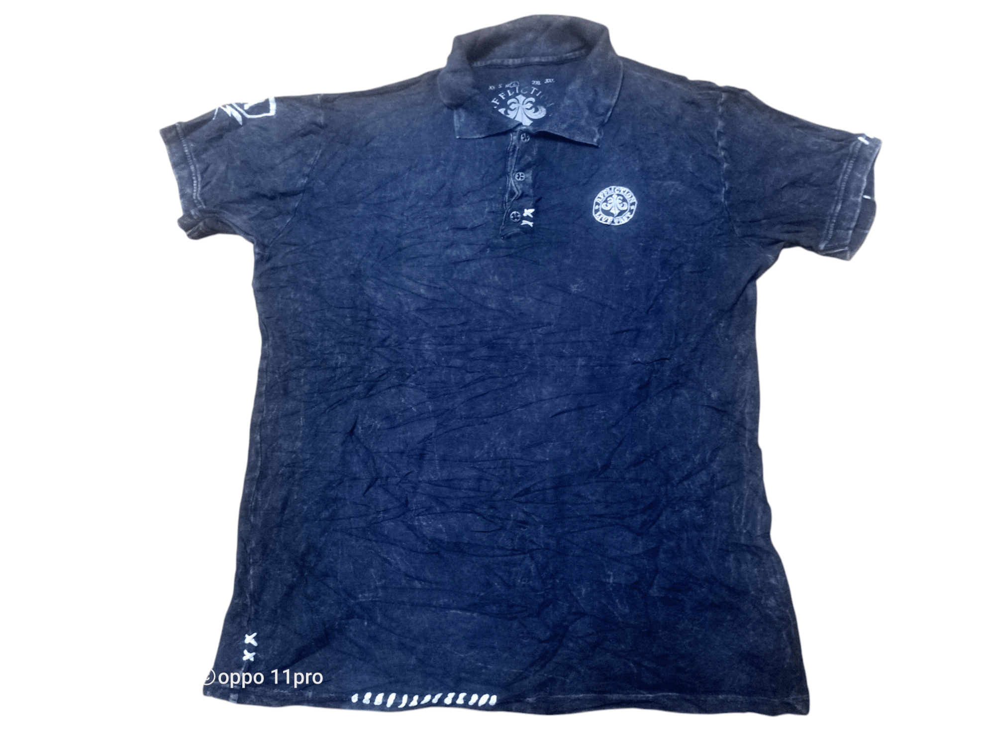 Affliction × Vintage Affliction Polo Tee Shirt Size US L / EU 52-54 / 3 - 1 Thumbnail