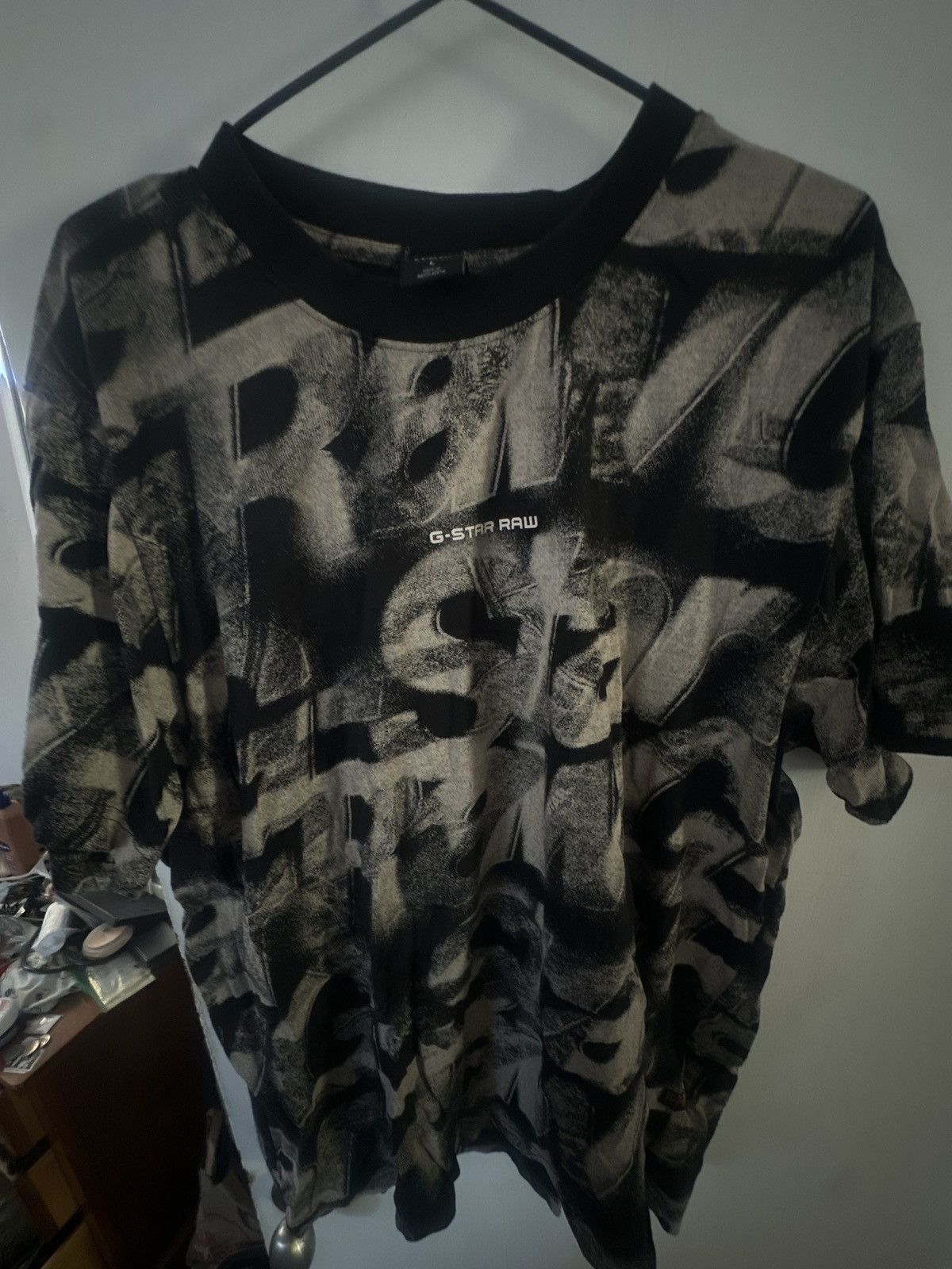 G-Star Gstar Full print tee Size US L / EU 52-54 / 3 - 3 Thumbnail