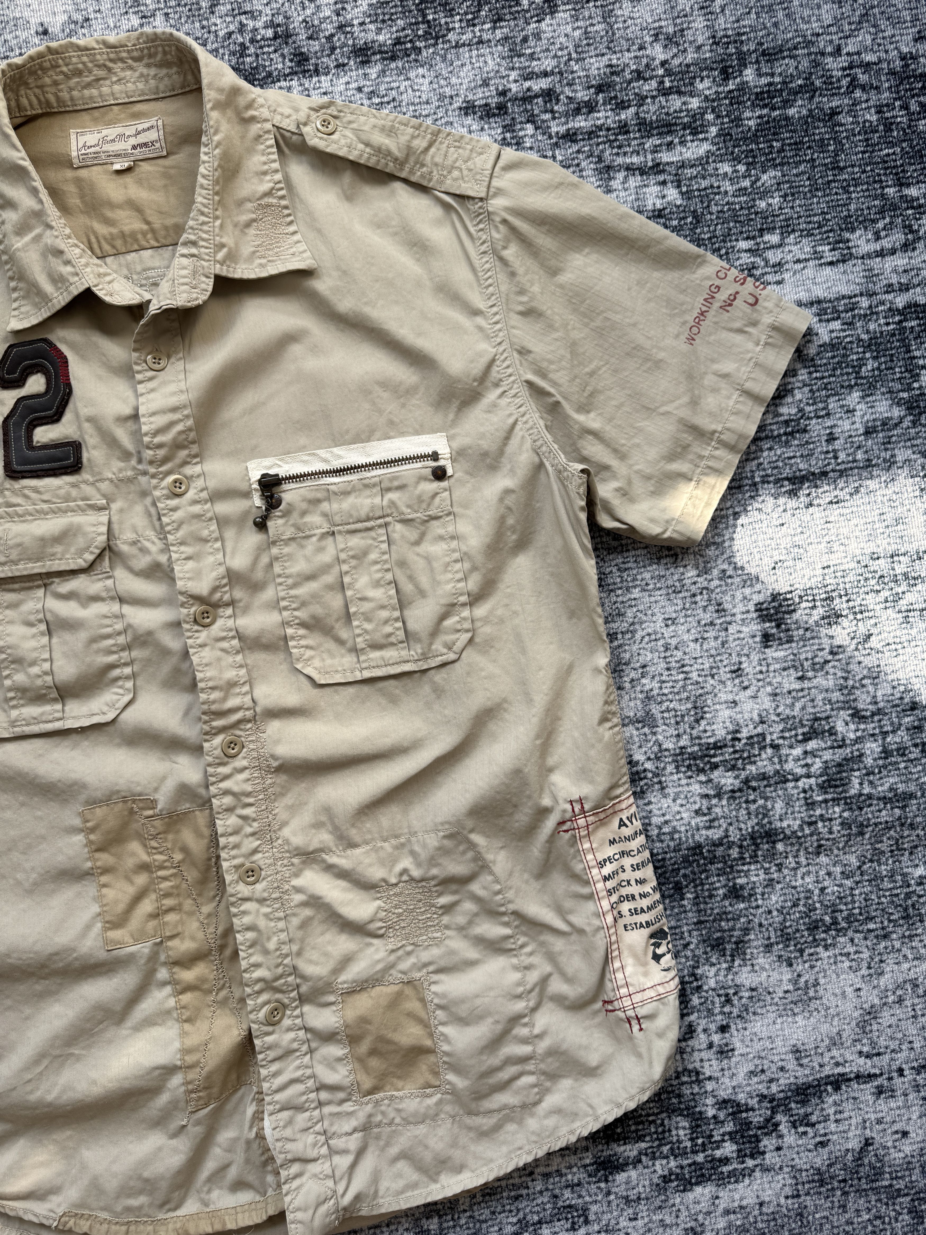 Avirex Avirex “US Construction Workers” Military Shirt Size US XL / EU 56 / 4 - 4 Thumbnail