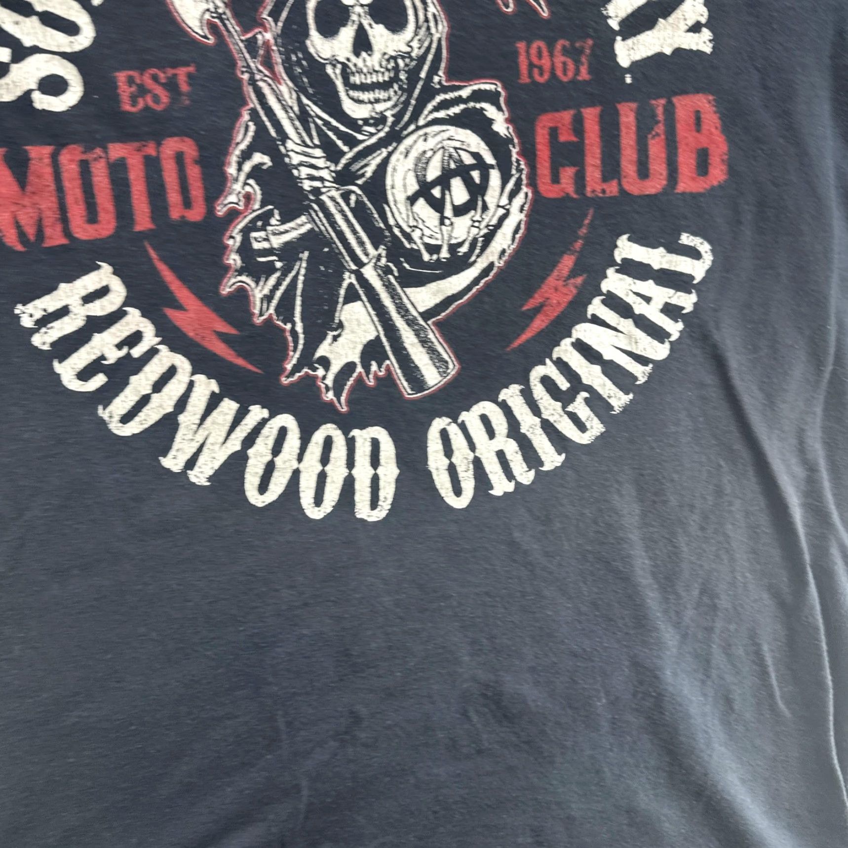 Vintage Sons of Anarchy Shirt Mens M Black - Redwood Original Moto Club TV Show Graphic Tee (Crew Neck, Short Sleeve) Size US M / EU 48-50 / 2 - 5 Thumbnail