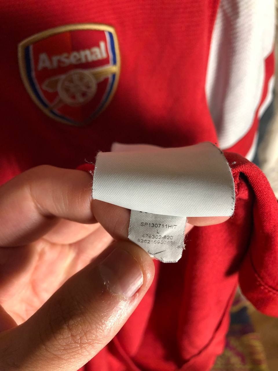 Vintage VINTAGE NIKE FC ARSENAL LONDON ENGLAND SOCCER JERSEY RETRO Size US L / EU 52-54 / 3 - 4 Thumbnail