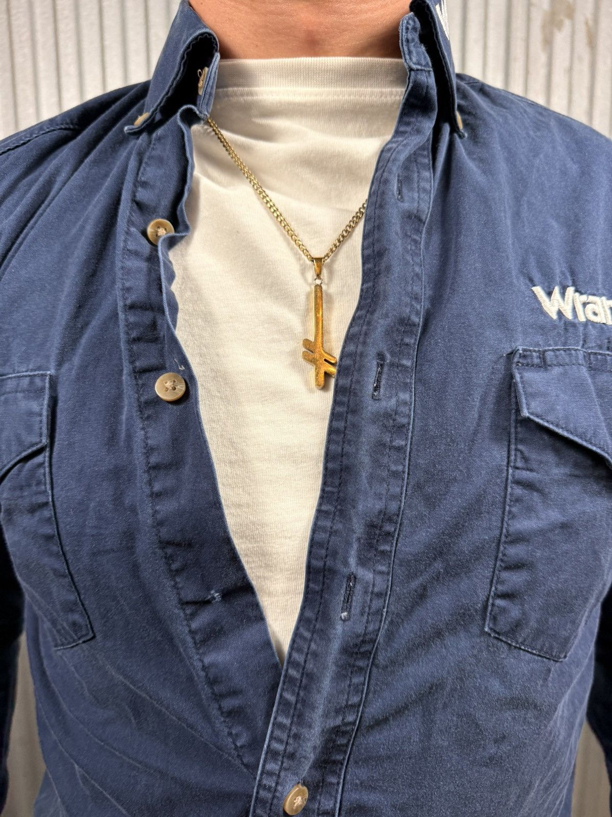 Wrangler Wrangler Sewn In Western Cowboy Button Up Shirt Size US S / EU 44-46 / 1 - 11 Thumbnail