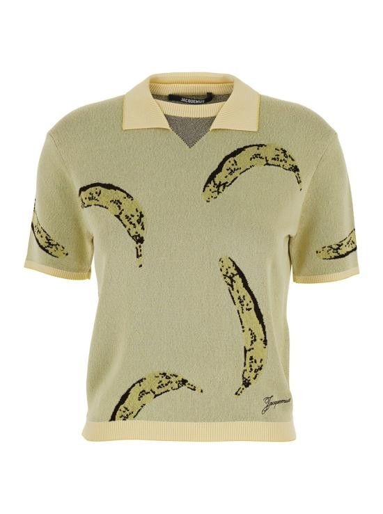Jacquemus JACQUEMUS Women Tops 251KN59720252BU Yellow Size S / US 4 / IT 40 - 1 Thumbnail