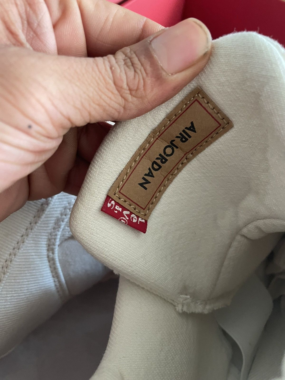 Jordan Brand × Levi's Jordan 4 White Levi Blank Tag sz 9 Size US 9 / EU 42 - 23 Thumbnail