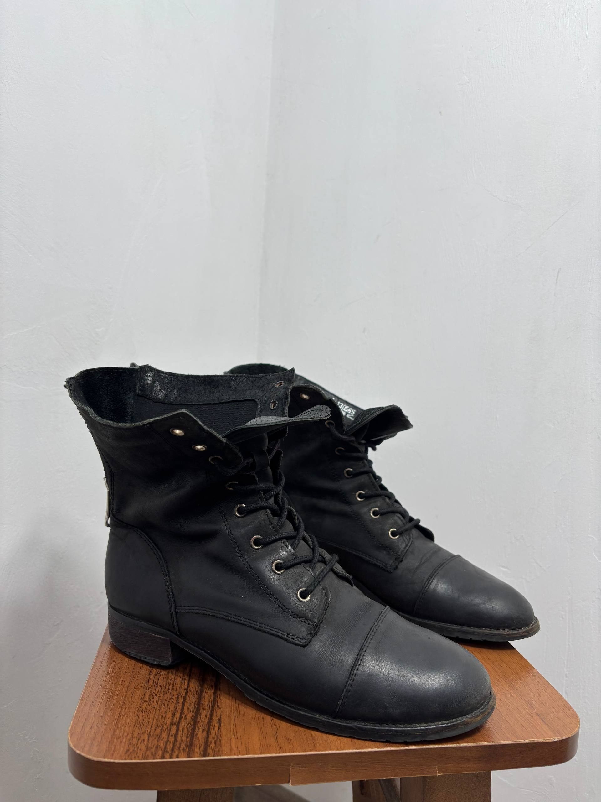 Vintage Avant Garde AS 98 Guidi Style VTG Leather Boots Size US 7 / EU 40 - 3 Thumbnail