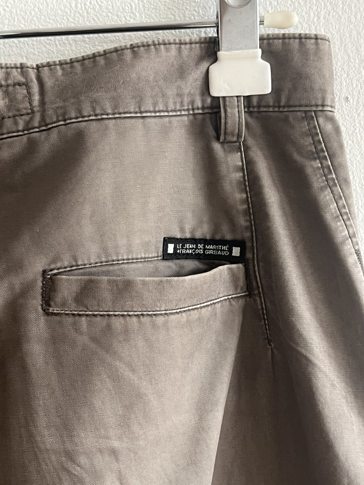 Marithe + Francois Girbaud Curved seam lightweight cotton trouser Size US 31 - 5 Thumbnail