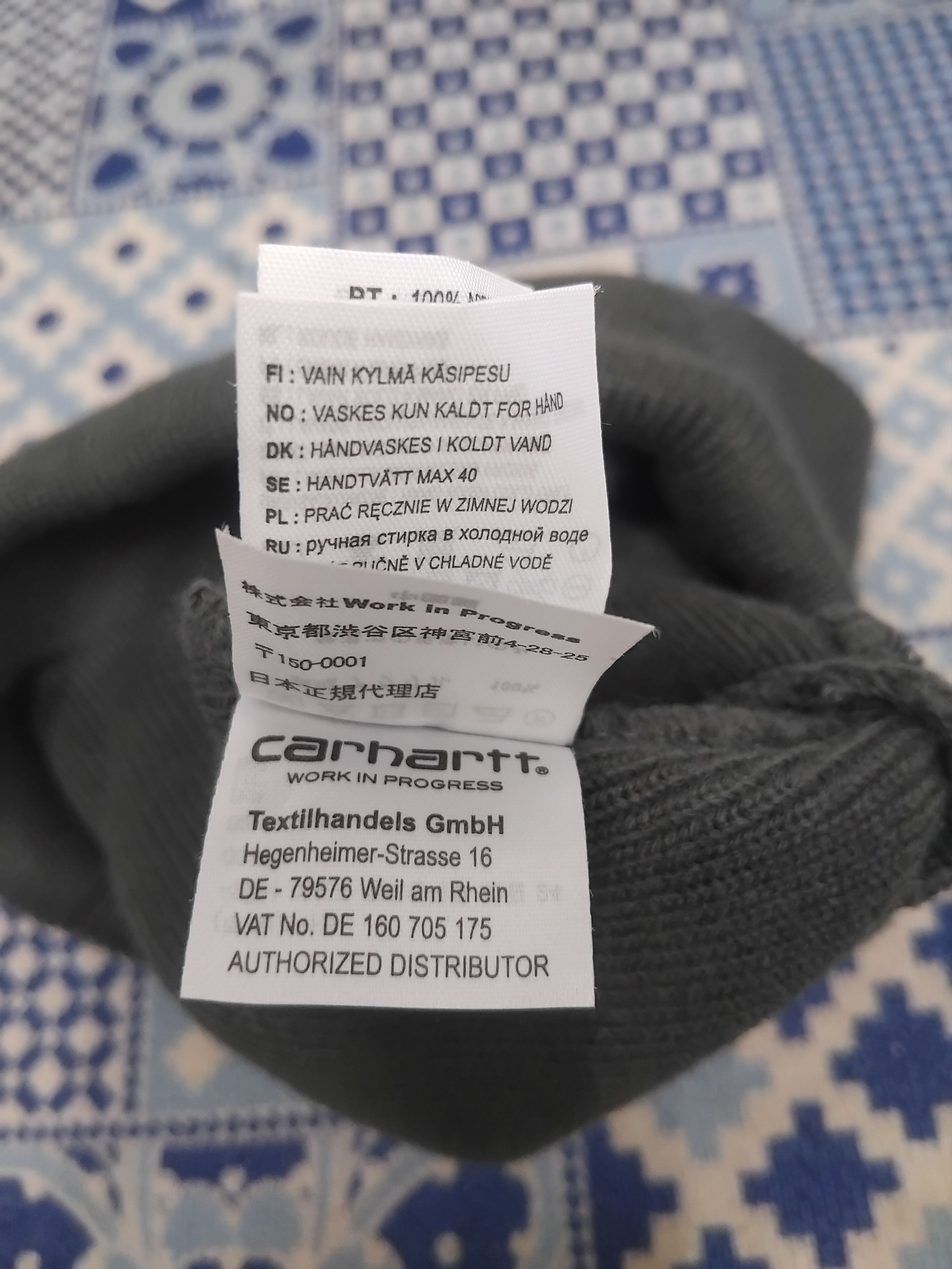 Carhartt 💥Carhatt grey colour streetwear beanie Size ONE SIZE - 4 Thumbnail