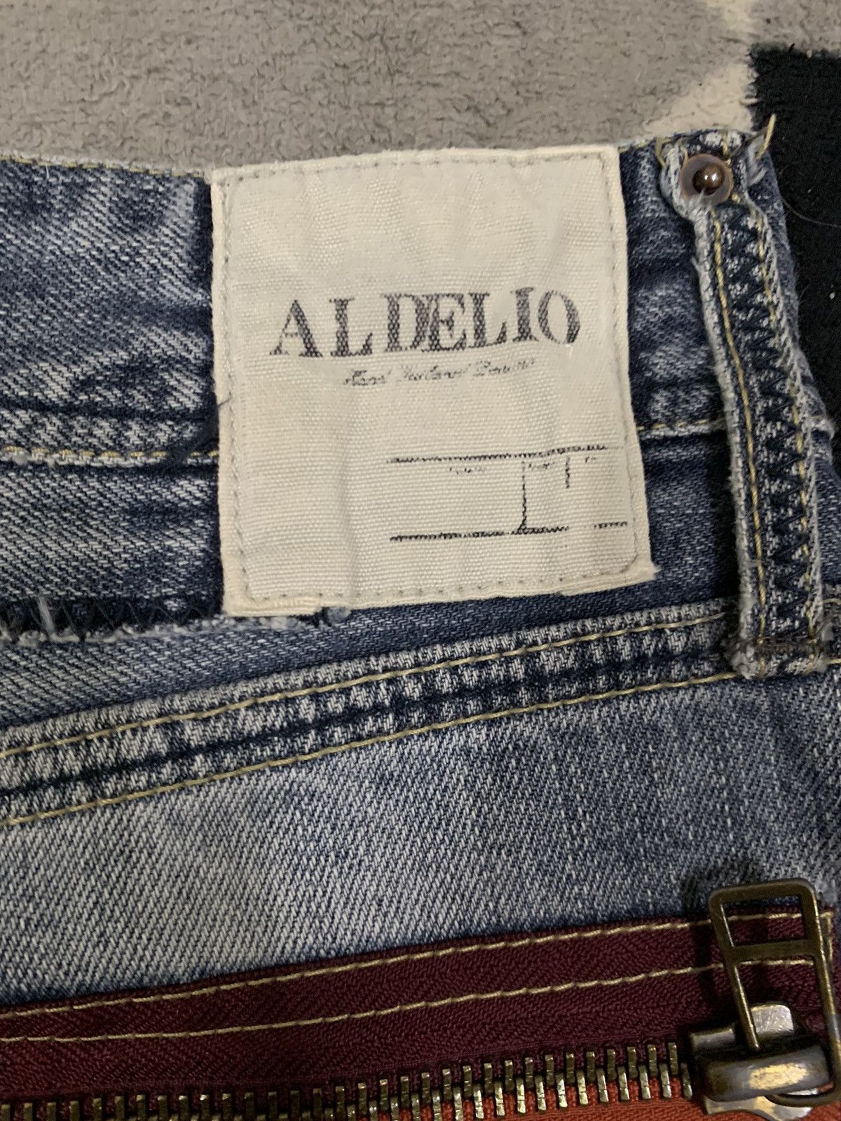 Japanese Brand Vintage Japanese Brand Aldelio Bootcut Distressed Jeans Size US 31 - 13 Thumbnail