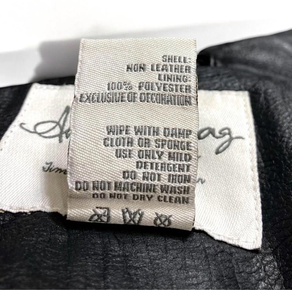 American Rag Chic Floral Embroidered Black Biker Jacket Size XS / US 0-2 / IT 36-38 - 6 Thumbnail