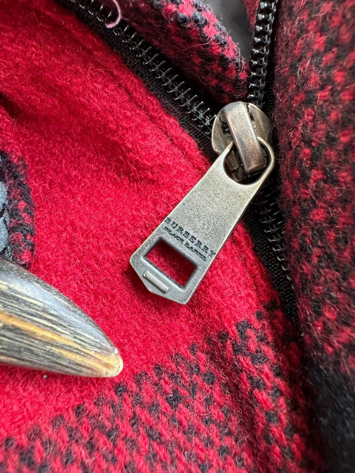 Burberry ⚡️⚡️Burberry Black Label Duffle Coat Red Plaid Jacket Size M / US 6-8 / IT 42-44 - 7 Thumbnail